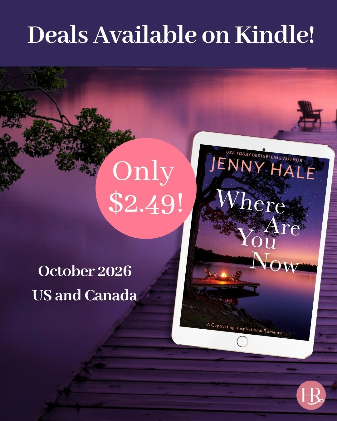 We're FALLing for this great book deal! 🍁

Where Are You Now by @jhaleauthor is only $2.49 on Kindle in the US and Canada for the entire month of October! Don't miss out; grab your copy today and enjoy some cozy fall reading! 

#romancereads #bookde