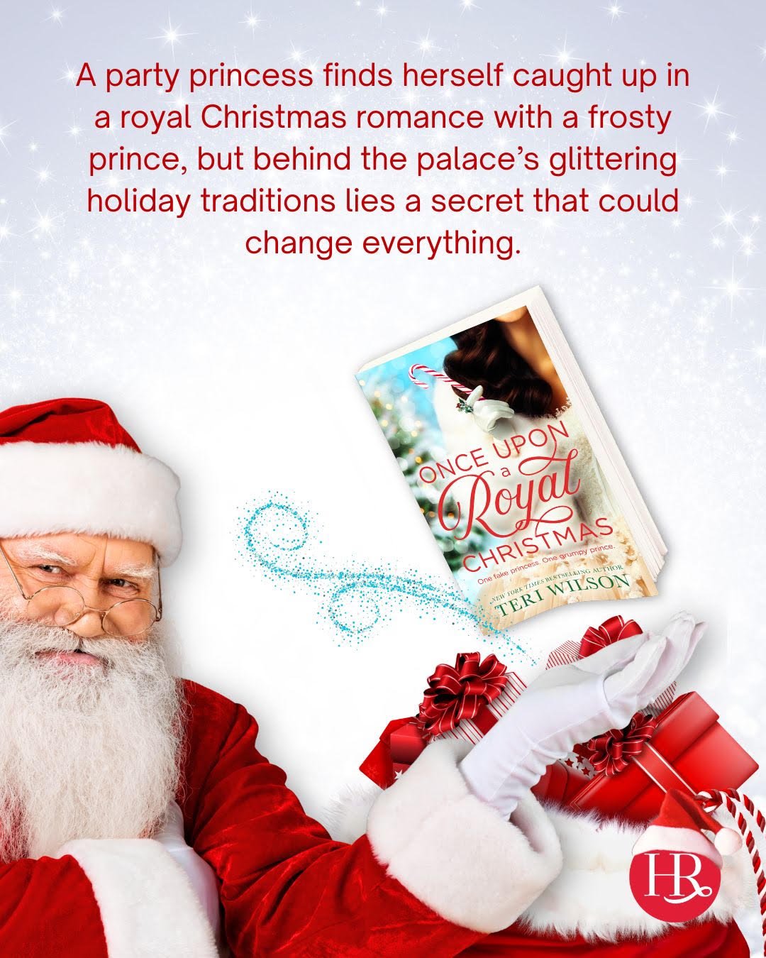 Santa&rsquo;s coming down the chimney, and he&rsquo;s got a bag full of goodies, including a festive romance novel! Once Upon a Royal Christmas by @teriwilsonauthor is the perfect book to curl up with this holiday season. Add it to your wishlist toda