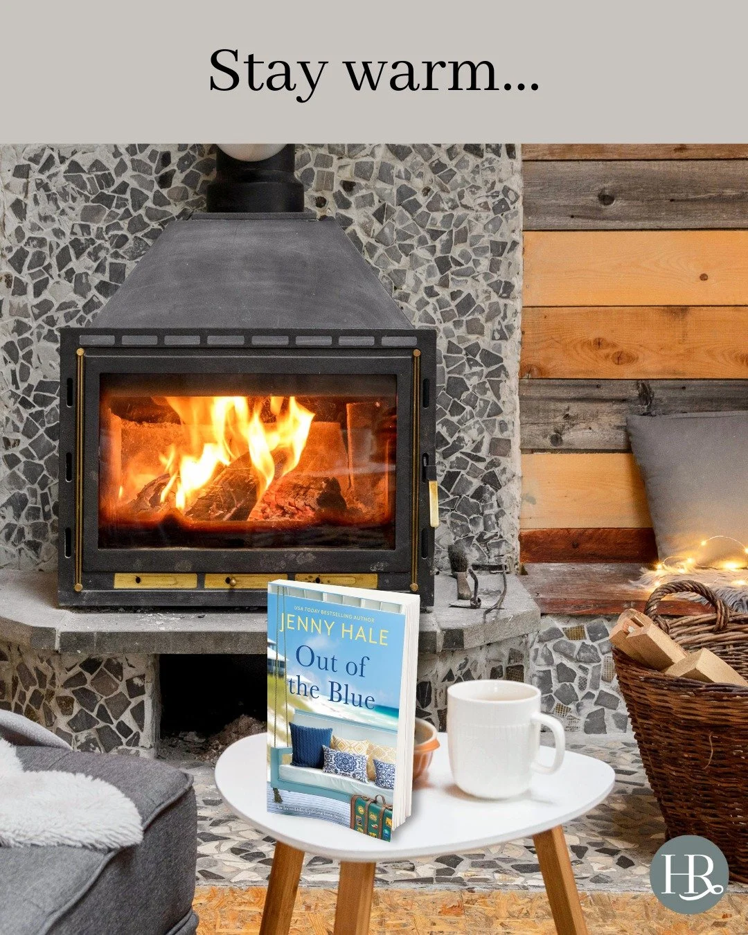 The weather's getting colder, but that doesn&rsquo;t mean you have to freeze! 

Stay warm by wrapping yourself in a blanket, sitting by the fire, and reading a summery romance. Out of the Blue by @jhaleauthor will have you feeling sunshiney in no tim