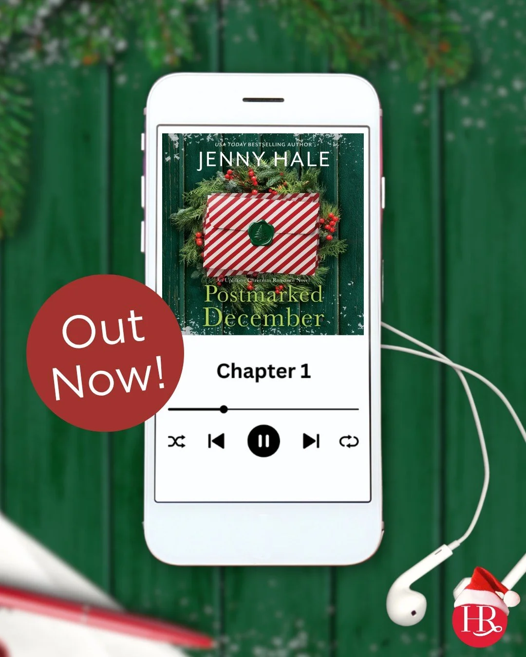 Dash through the snow (OK, leaves) to grab the audiobook of Postmarked December by @jhaleauthor! It's out now, so put on your headphones and enjoy this festive story! 💌

Shop now at the link in our bio!

#christmasromance #christmasreads #readromanc