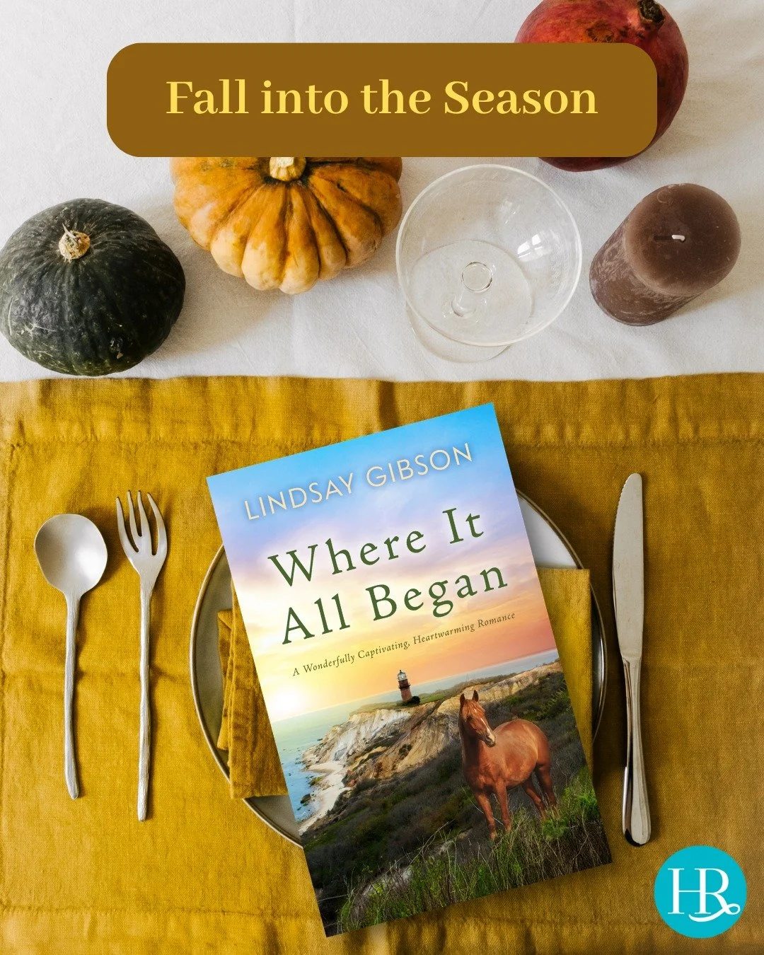 Time to feast! 🍽️

For the main course, we&rsquo;re serving up the heartwarming romance Where It All Began by @authorlindsaygibson. Best paired with a side of butternut squash soup and a slice of apple crisp. This autumnal meal will put you right in