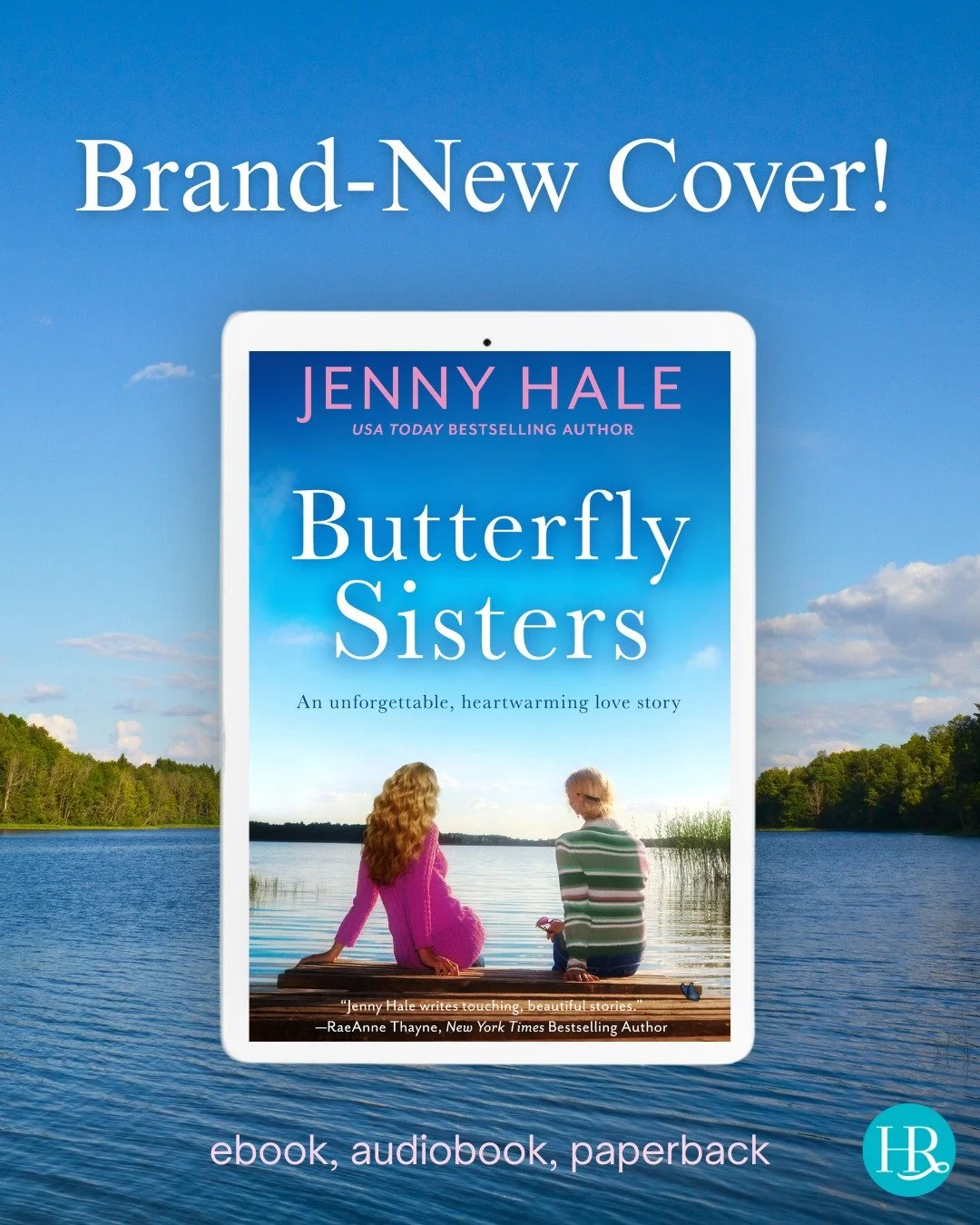We&rsquo;re flying high because Butterfly Sisters by @jhaleauthor just got a facelift! This brand-new cover has us dreaming of bright blue skies and long days on the lake with loved ones. What do you think of it? 🦋

#closeddoorromance #contemporaryr