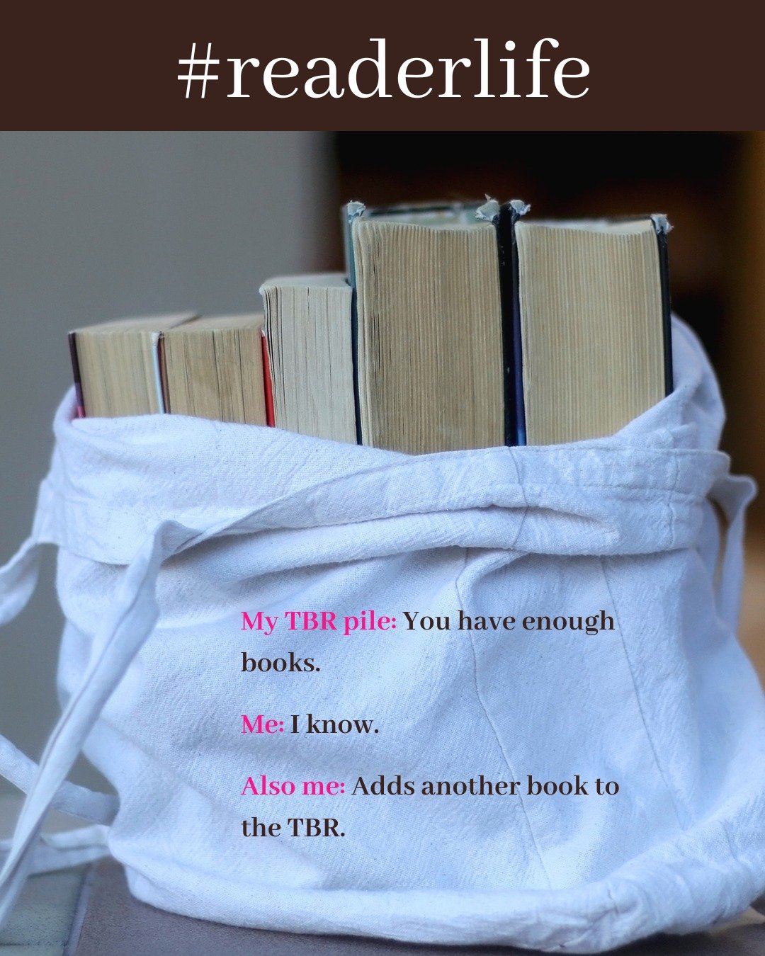 A reader&rsquo;s lullaby: 🎵 Hush, TBR pile, don&rsquo;t say a word. We&rsquo;re going to buy you a brand-new book. 🎵

Add to your TBR pile with our romance books. Link in bio! 

#readerlife #readinglife #bookwormsofinstagram #harpethroad
