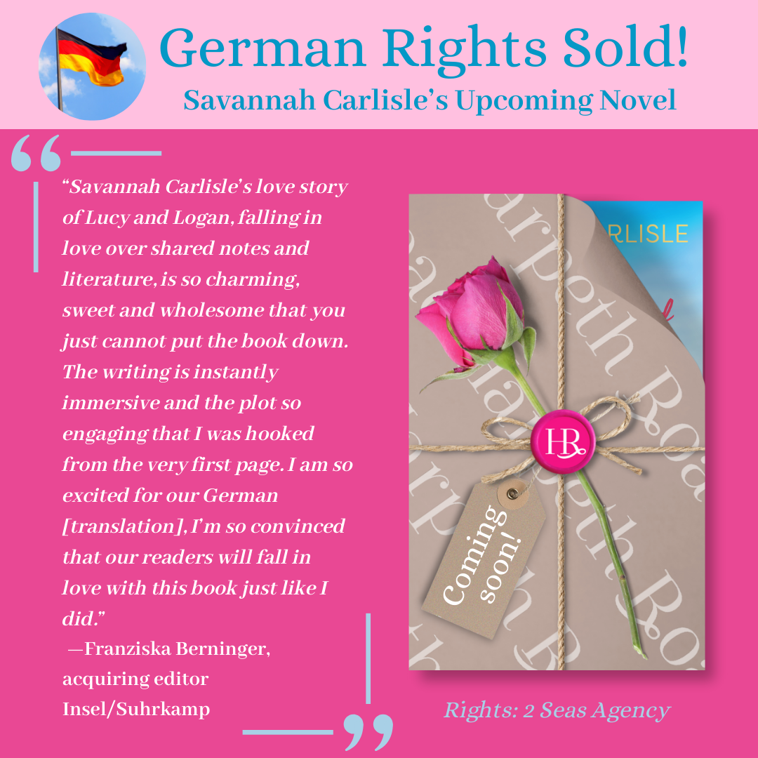 German Rights Sold! — Harpeth Road