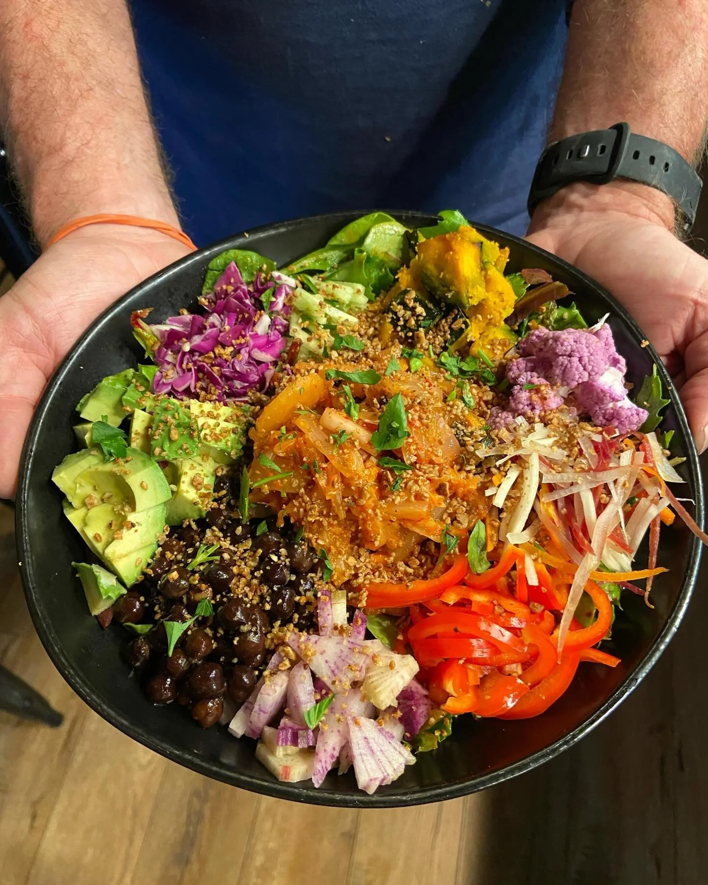 Is this Spring enough or what?! 

Come get funky with a funk bowl. I&rsquo;m guessing it&rsquo;s easily the best salad downtown.