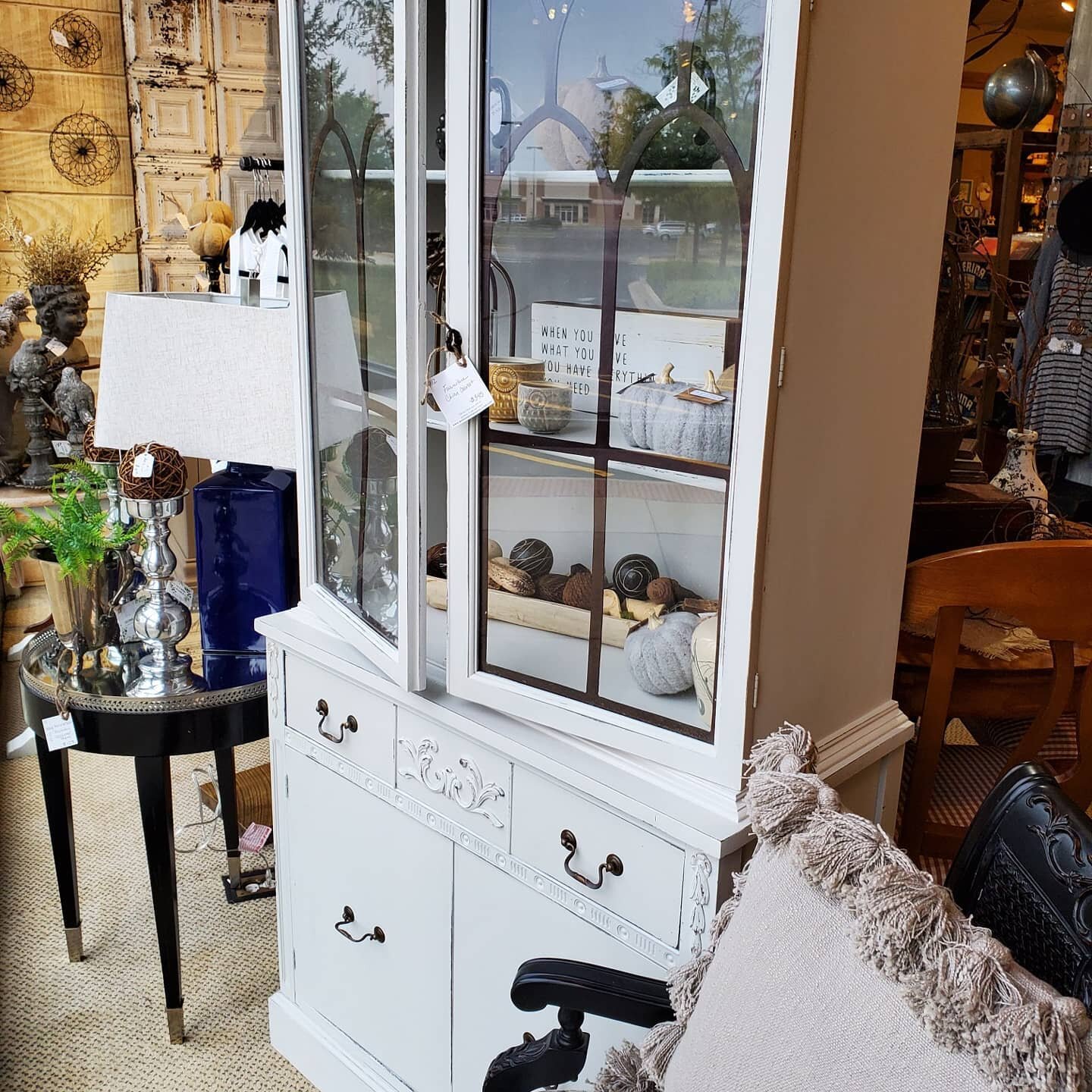 Restocked for the weekend at The Rustic Fox! This narrow cabinet is perfect for any room of the house.