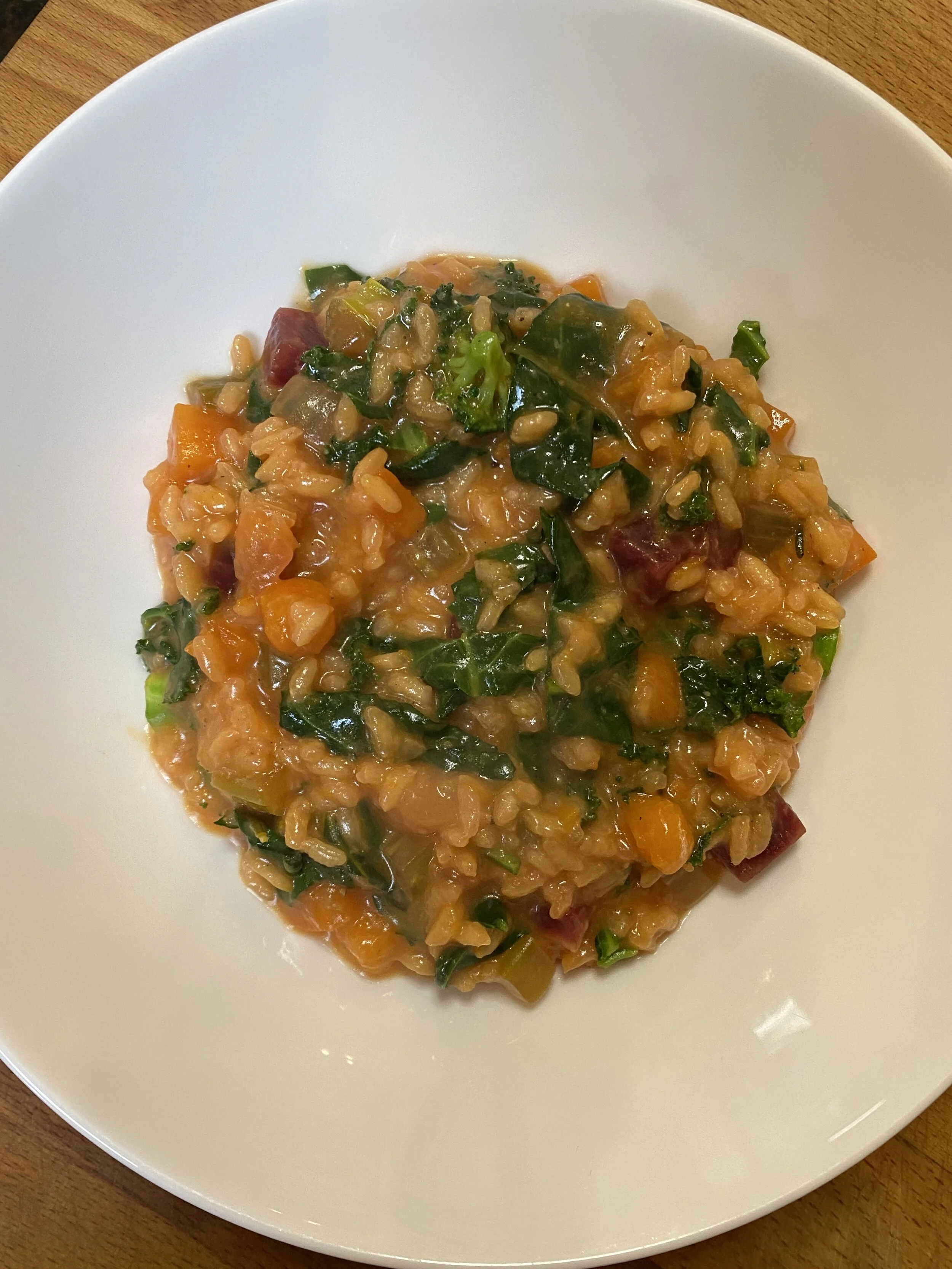 Pumpkin &amp; Beetroot Risotto