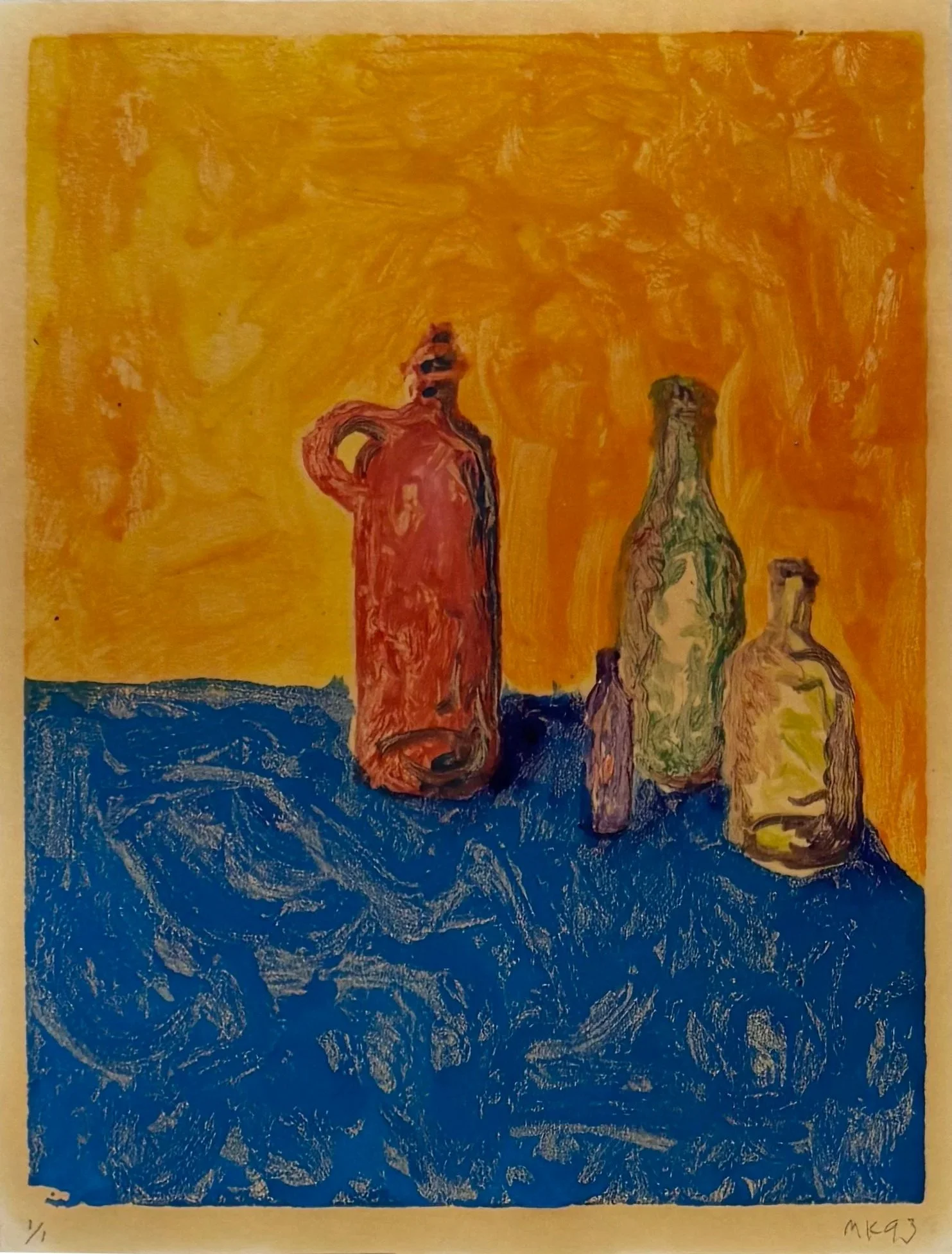 Untitled - Monoprint - 1992 - 8" x 5"