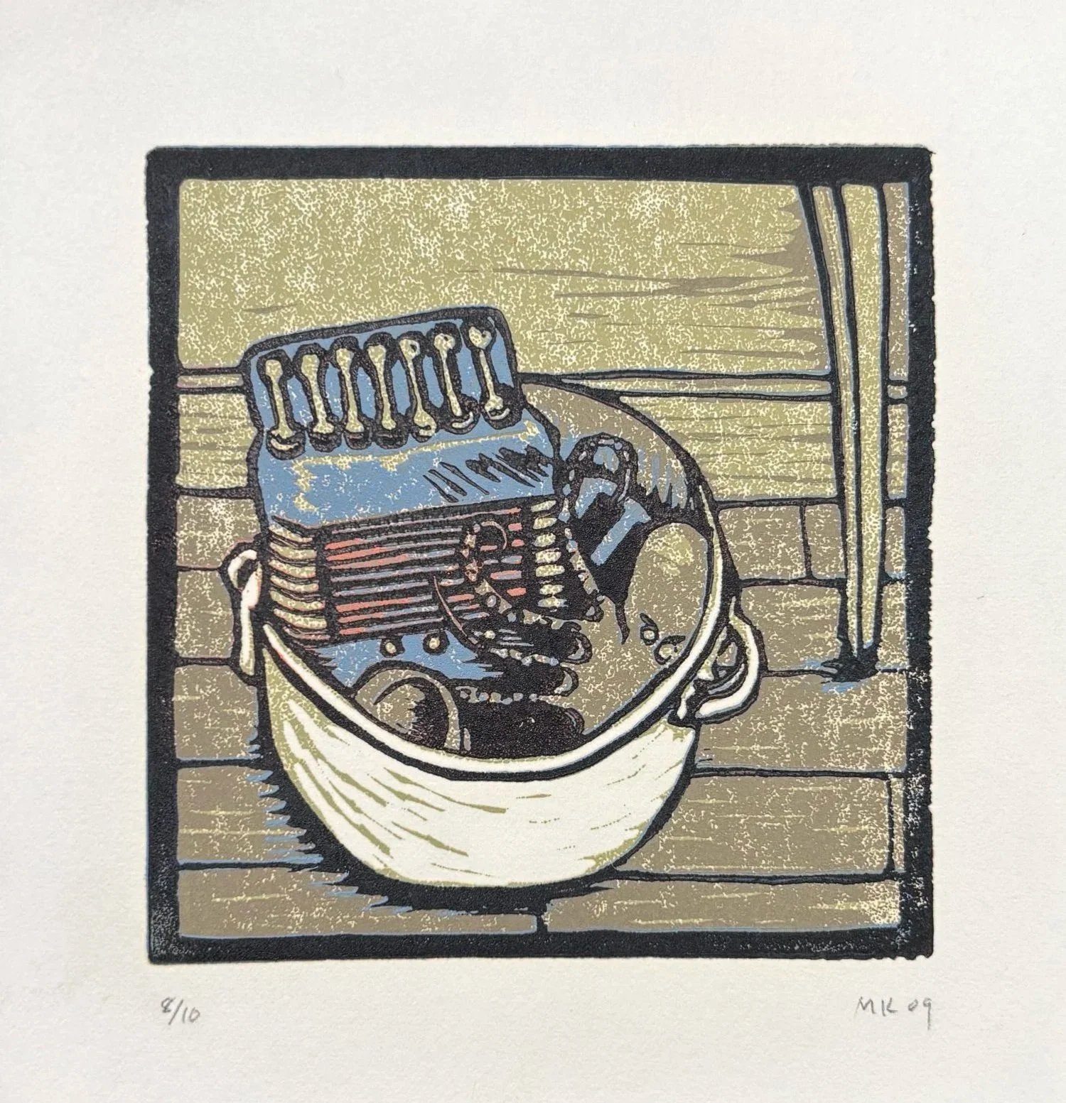 Untitled - 2010 - Woodcut - 5.5" x 5.5"