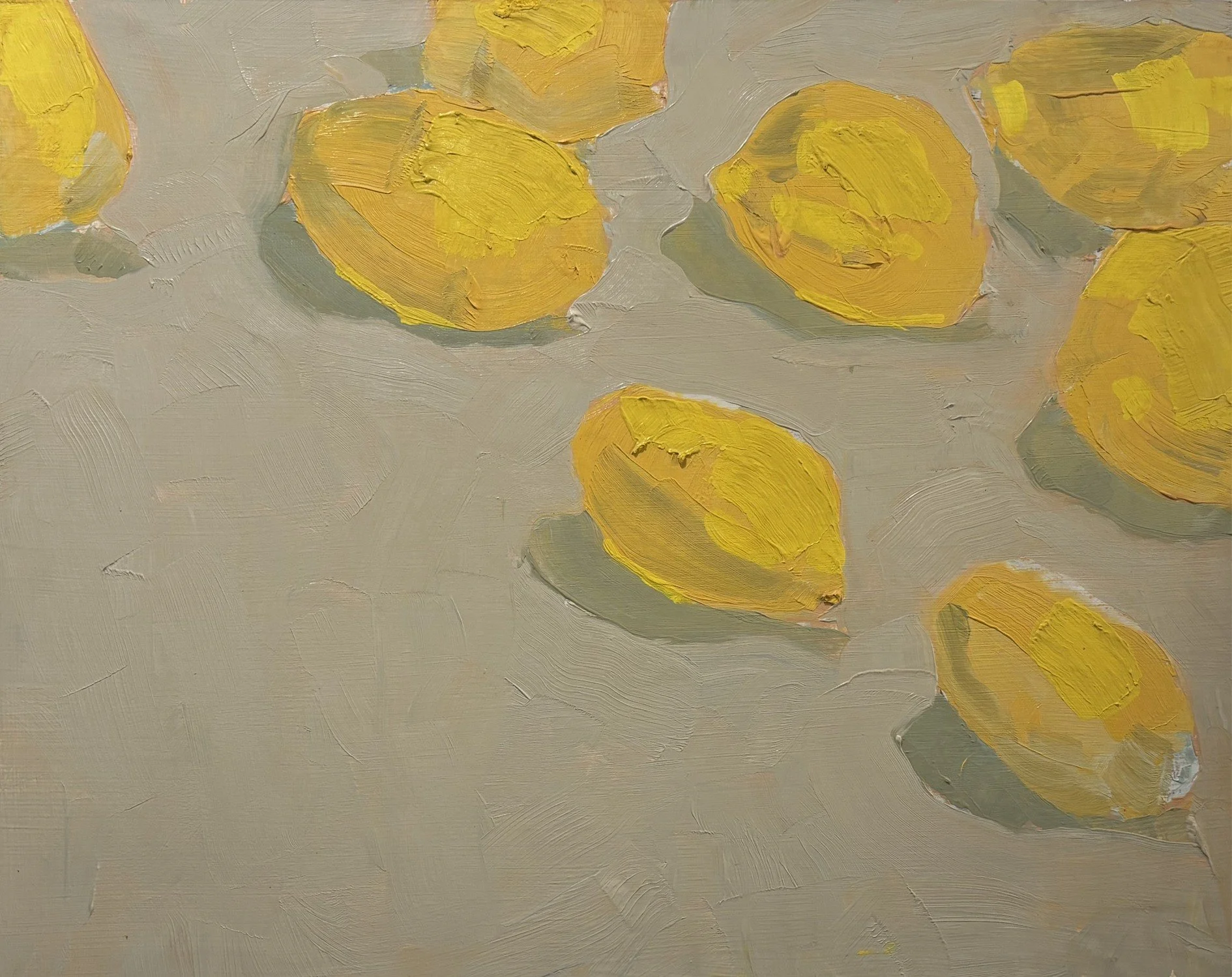Lemons #3 - 2019 - Oil on panel - 16" x 20"