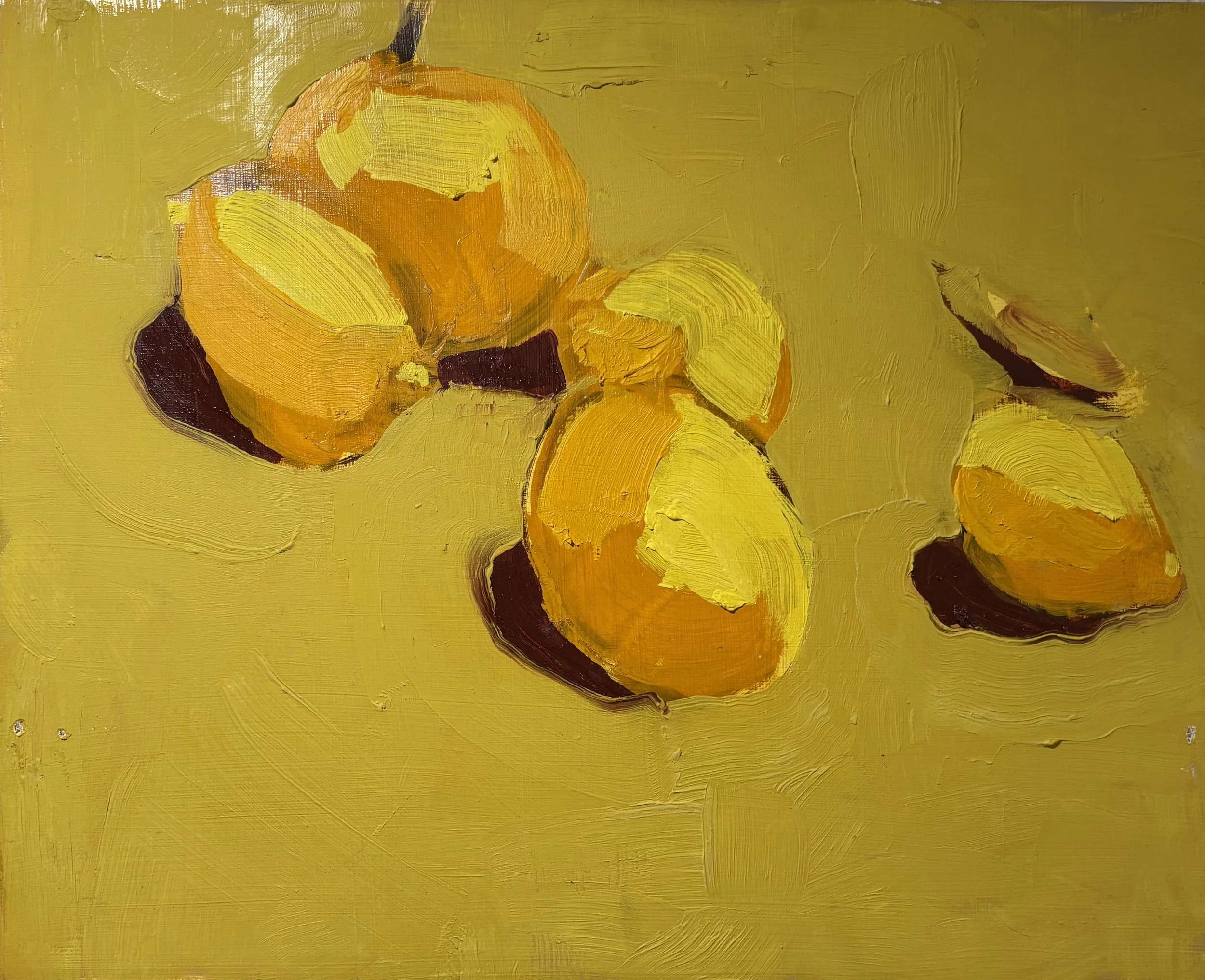 Lemons #6 - 2019 - Oil on panel - 16" x 20"