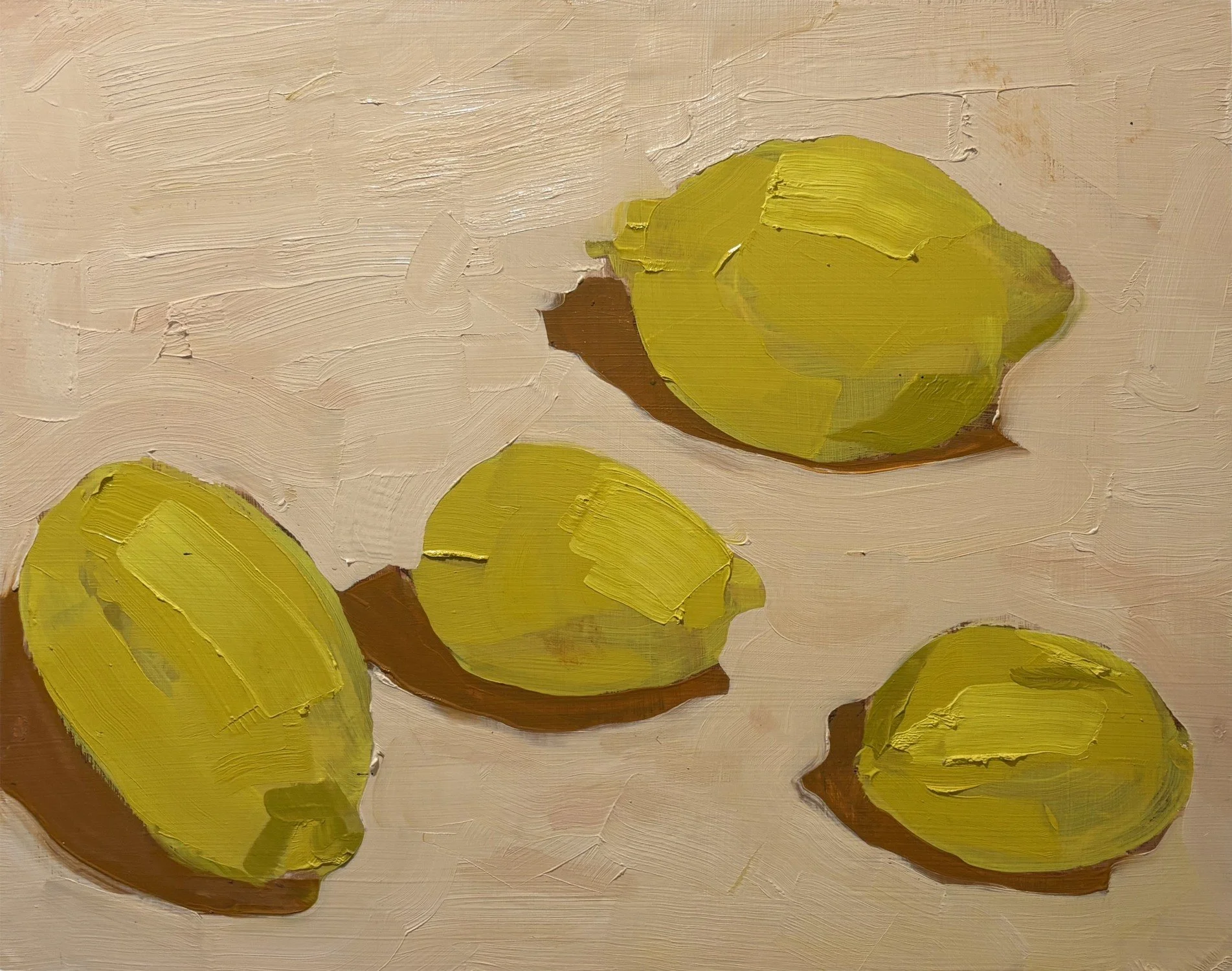 Lemons #5 - 2019 - Oil on panel - 16" x 20"