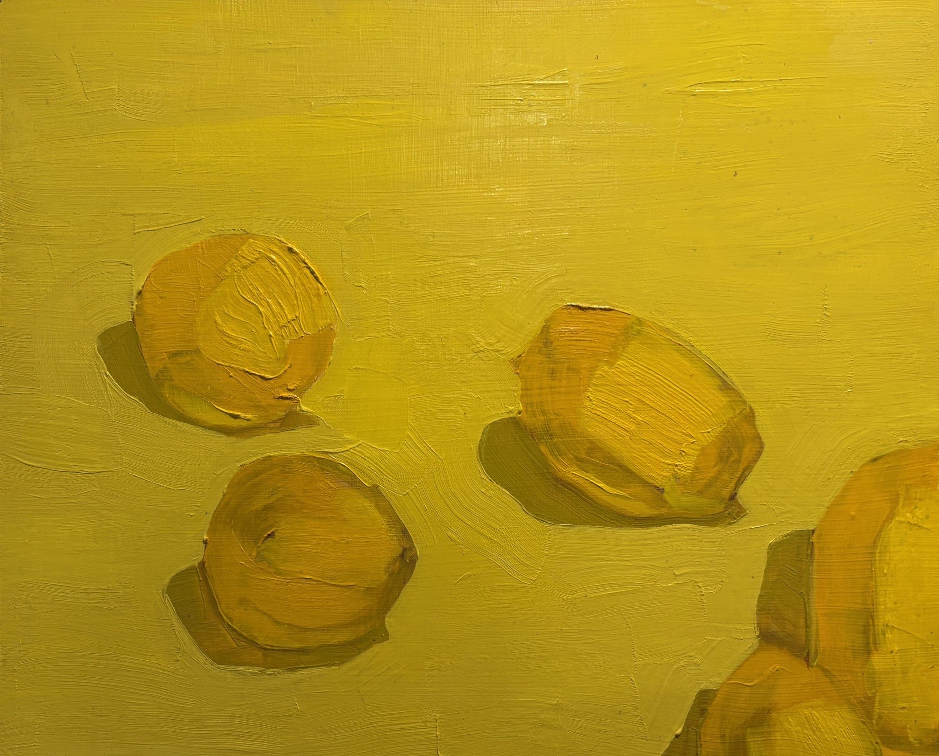 Lemons #8 - 2019 - Oil on panel - 16" x 20"