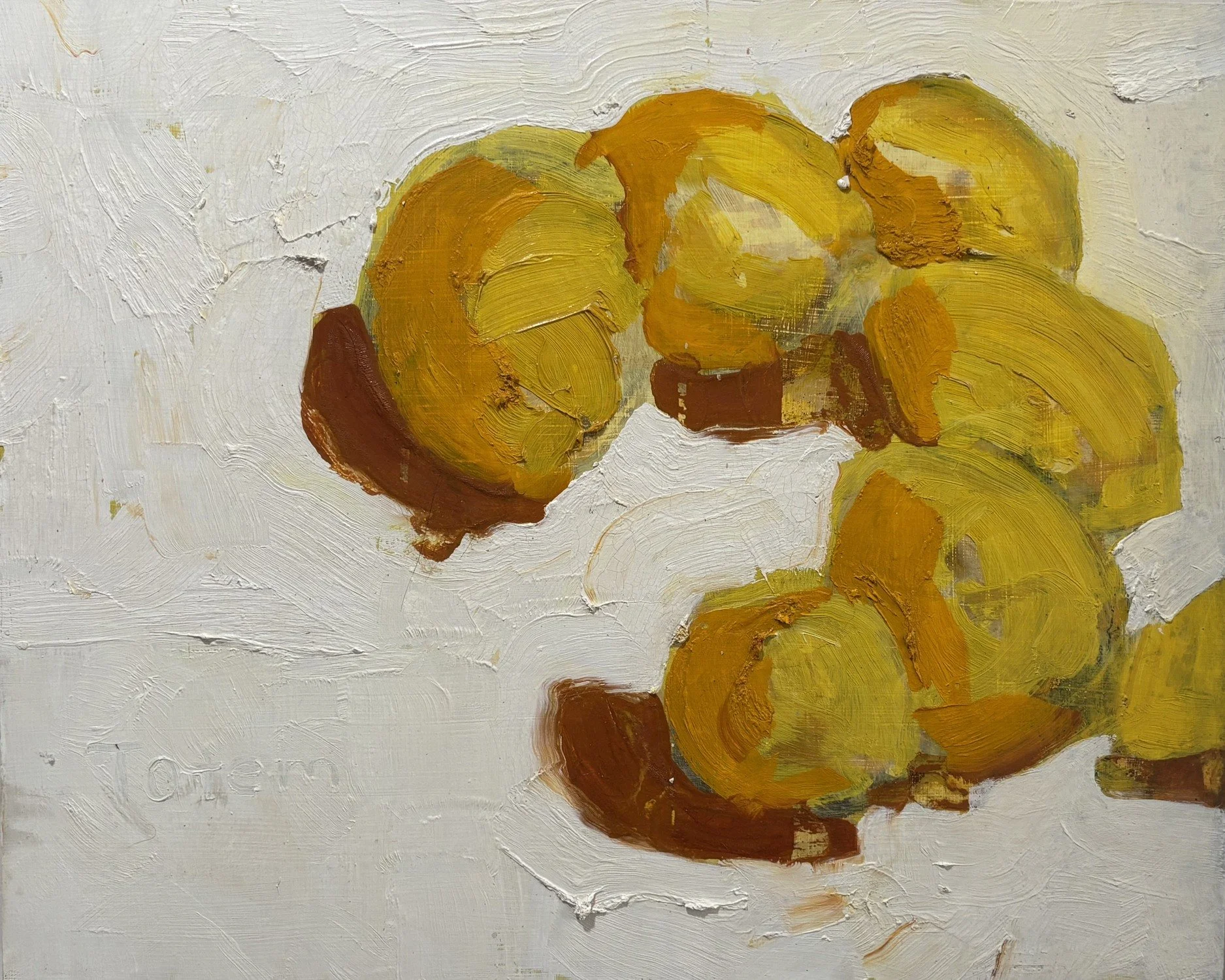 Lemons #2 - 2019 - Oil on panel - 16" x 20"