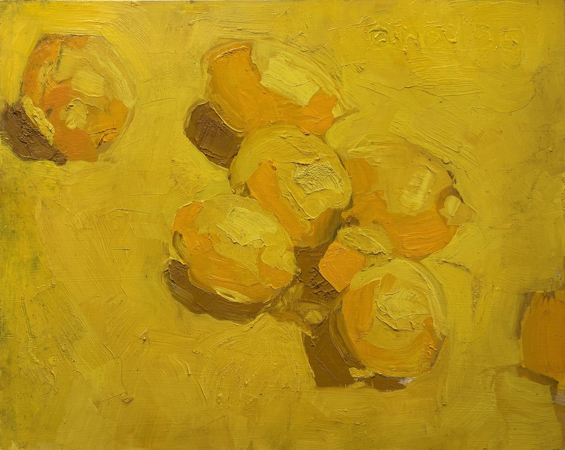 Lemons #1 - 2019 - Oil on panel - 16" x 20"