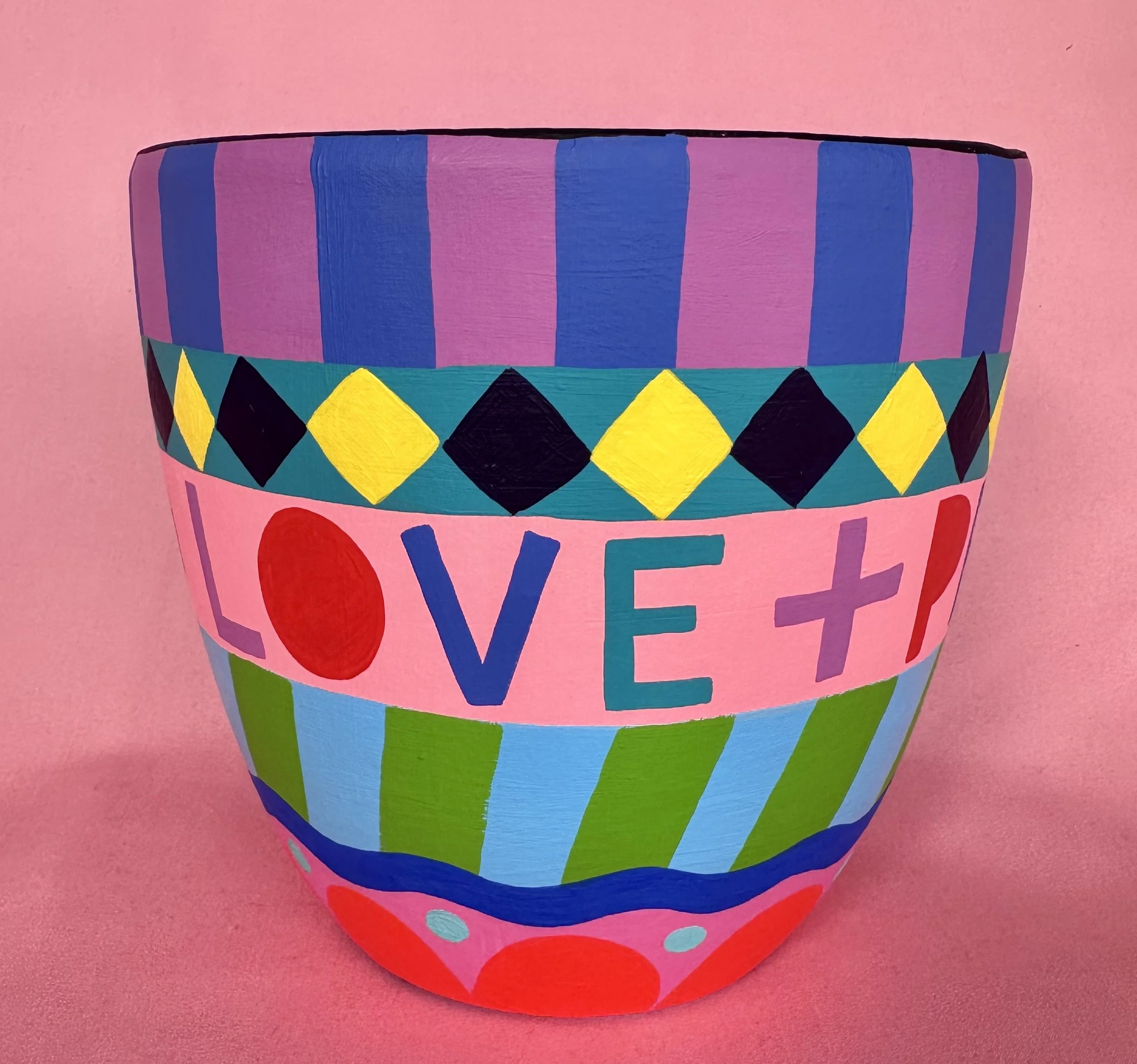LOVE + PEACE - midi pot