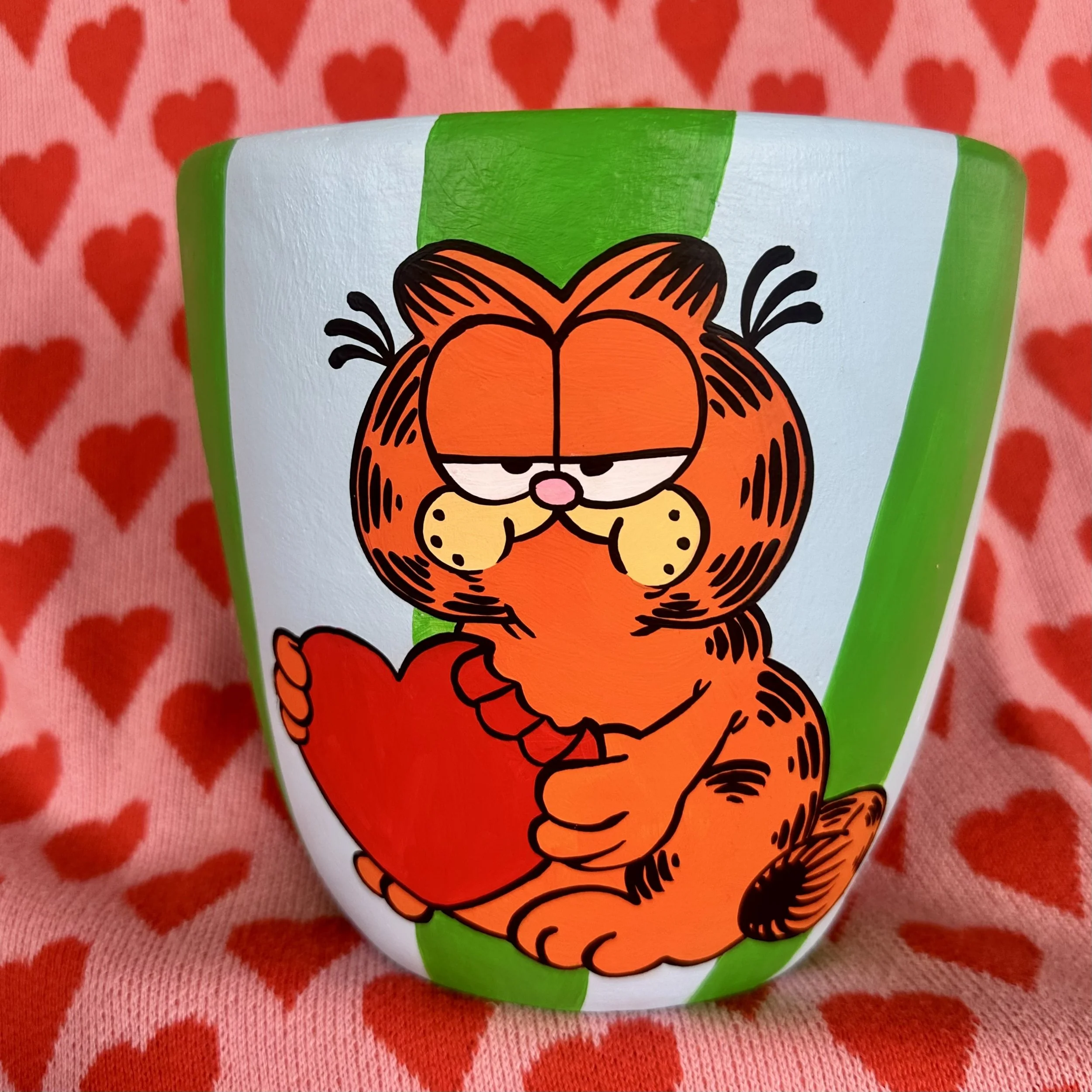Garfield midi egg pot *Can Personalise