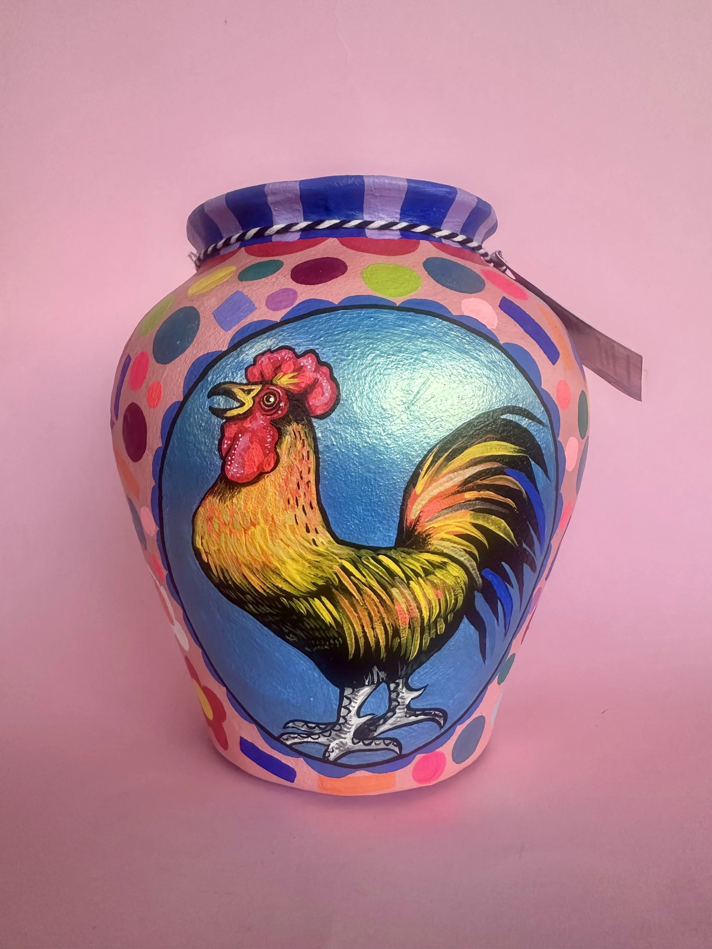 FLASH SALE Rise n Shine - Rooster vase