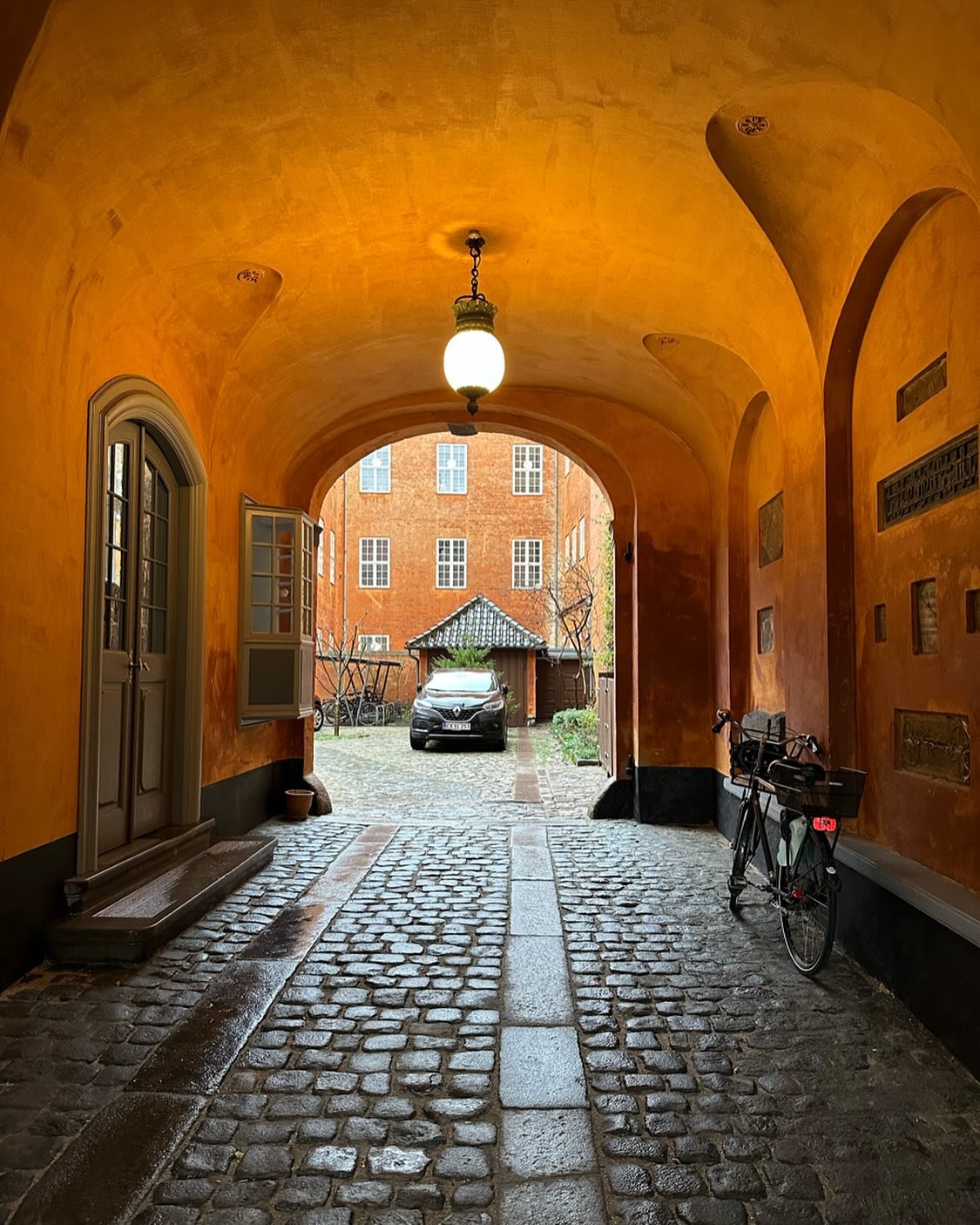 The color! The pendant. The archway. 

The gasp I let out when I rounded the corner to this!