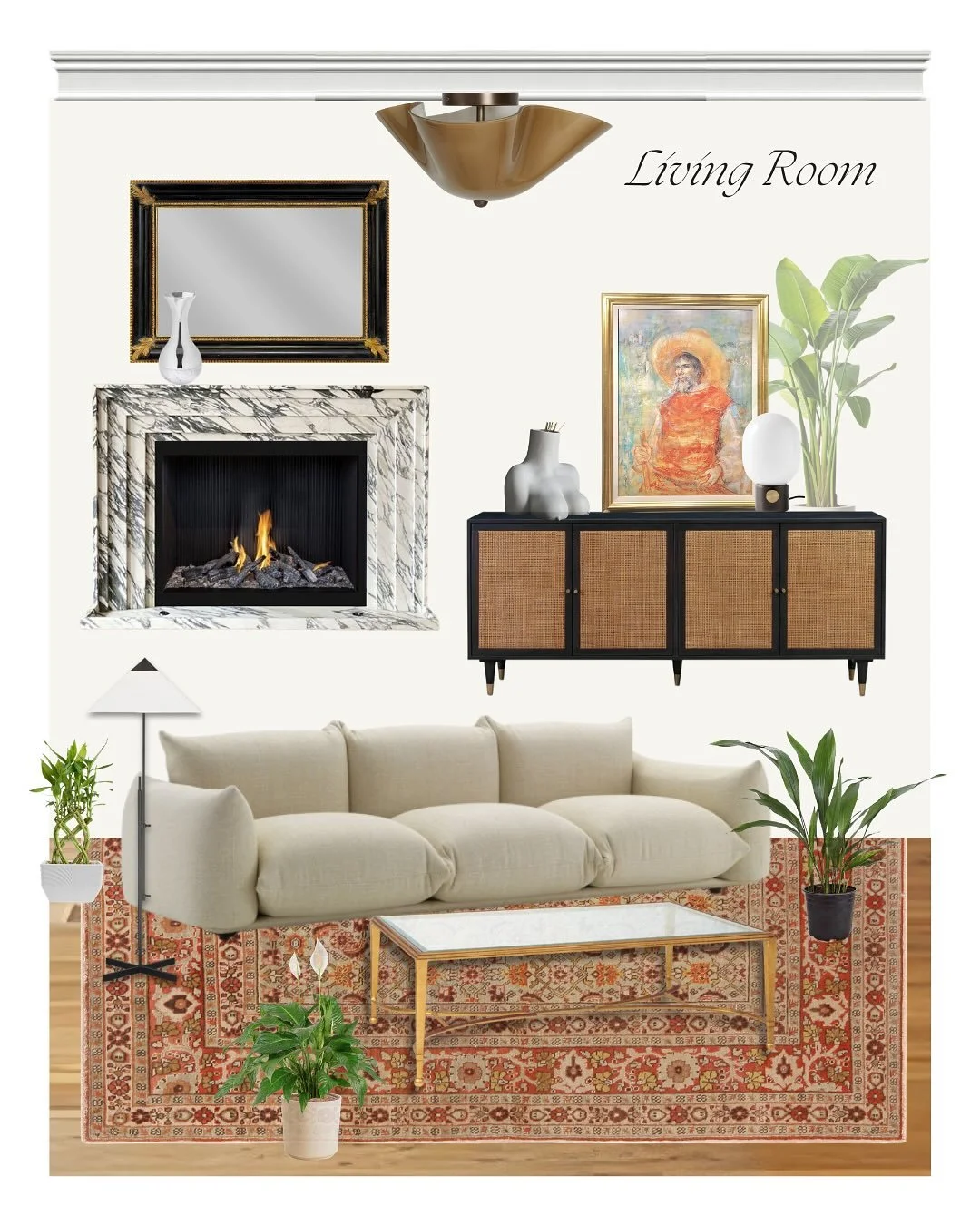 Finally got some time this weekend to work on my own home. Can&rsquo;t tell if I&rsquo;m more excited about the kitchen, or the bathroom but the living room is almost there!

I might be my worst client 😅