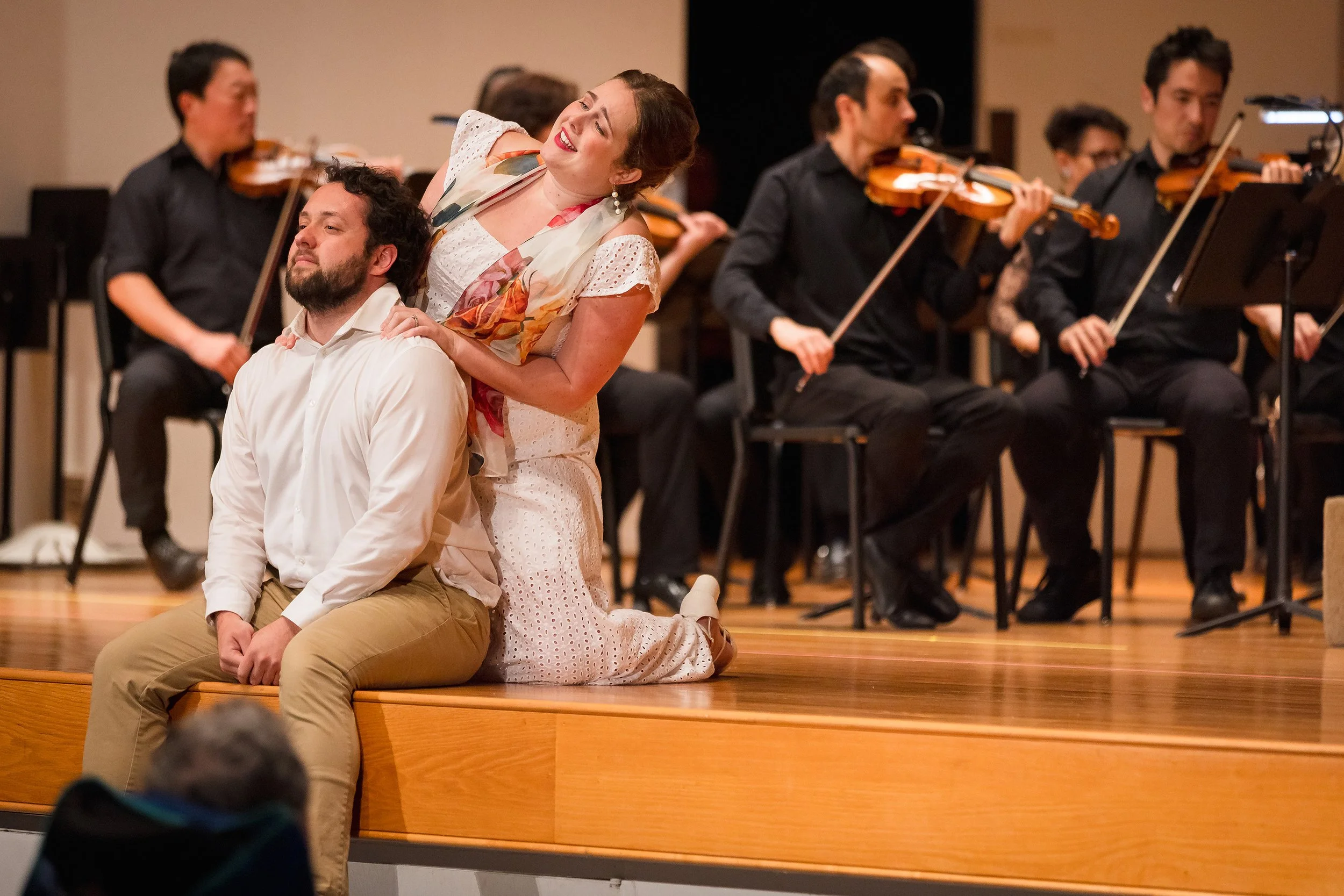 Alina Tamborini, soprano; Photographer: Megan Bonneau McCool Photography; Norwalk Symphony Orchestra; Zerlina (Don Giovanni; featuring Mark Hosseini)