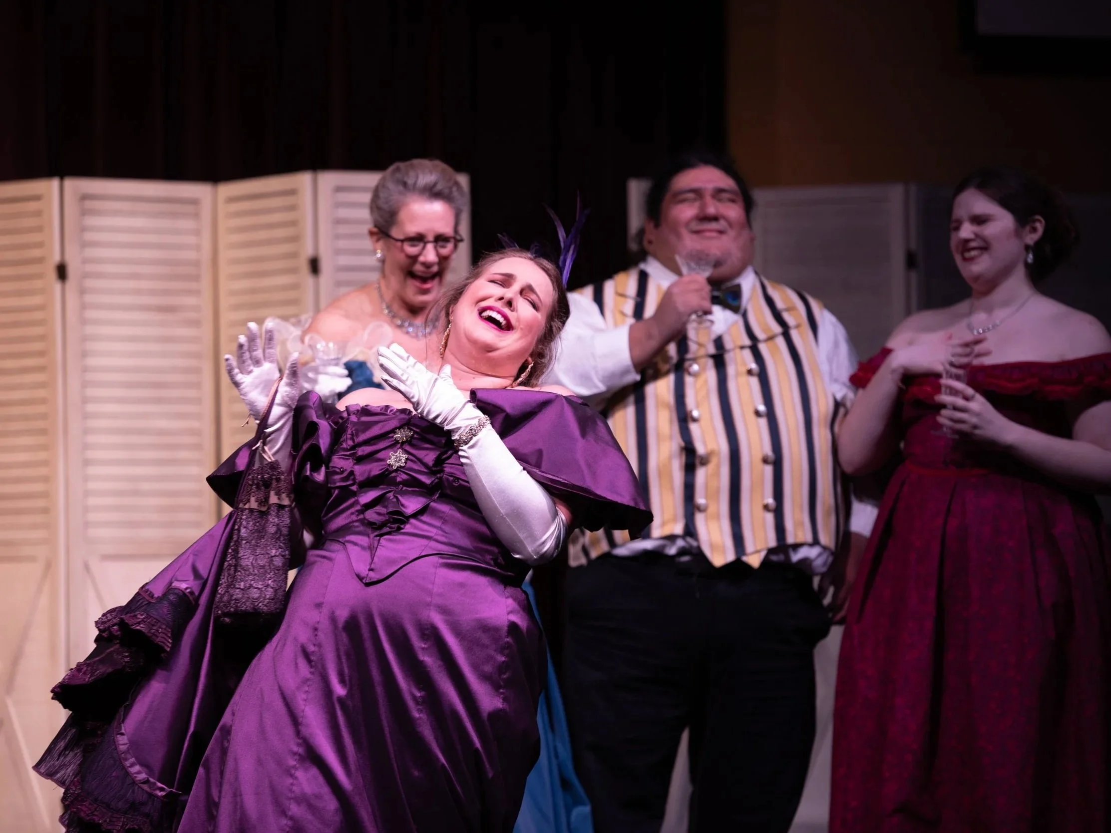 Alina Tamborini, soprano; Photographer: Michael Willis; Opera Magnifico; Adele (Die Fledermaus)