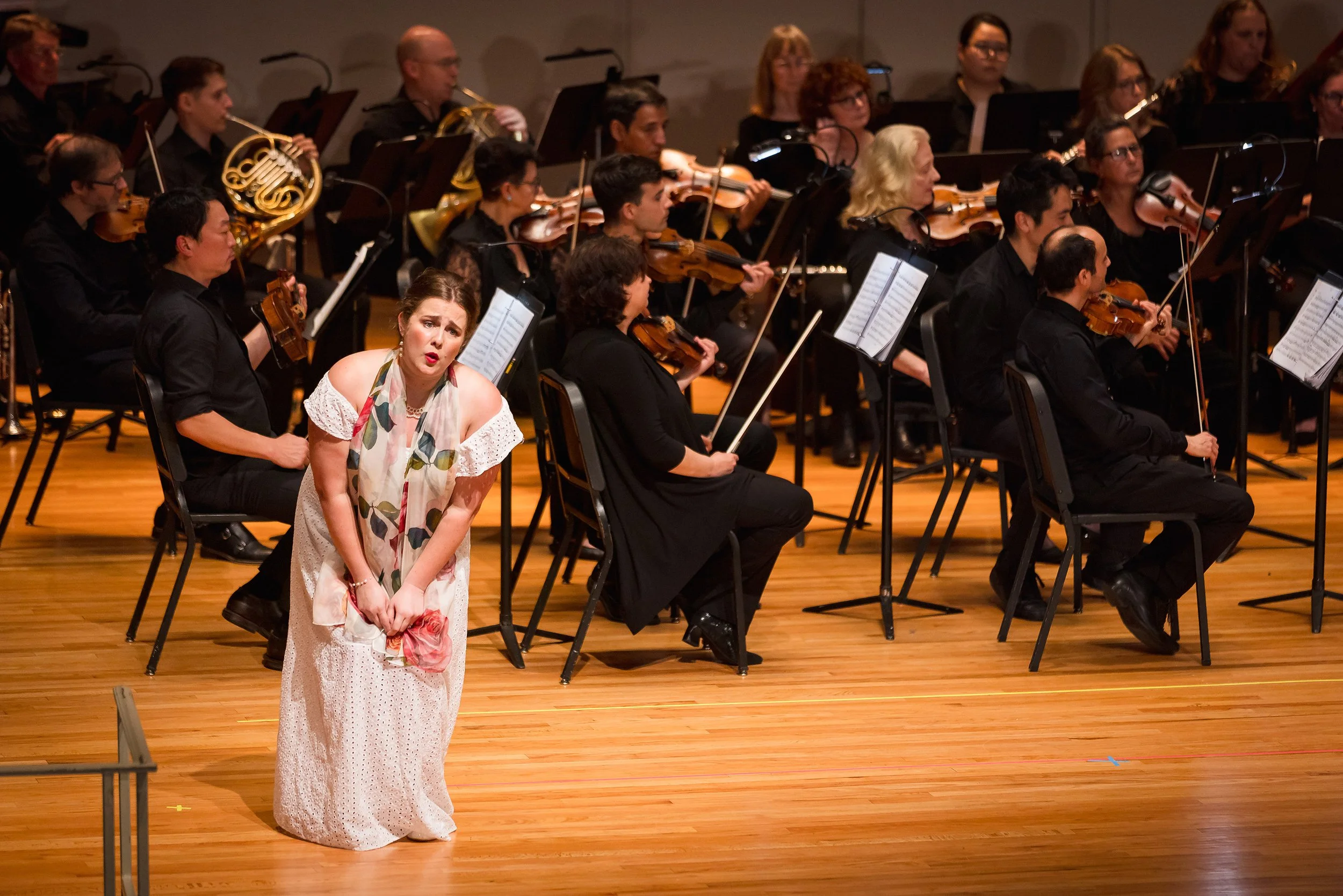 Alina Tamborini, soprano; Photographer: Megan Bonneau McCool Photography; Norwalk Symphony Orchestra; Zerlina (Don Giovanni)