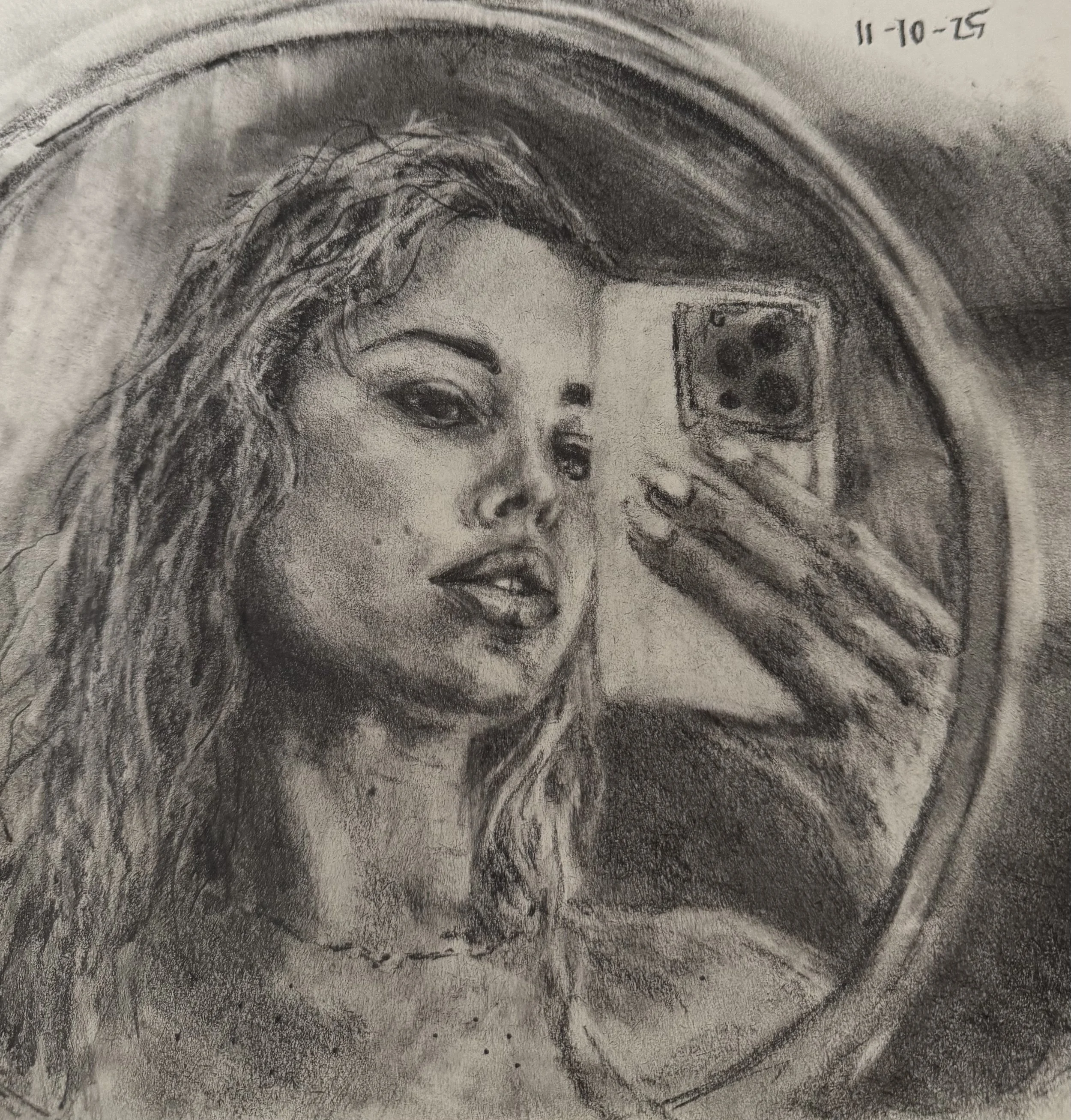 Self Portrait - Graphite -  Not for Sale