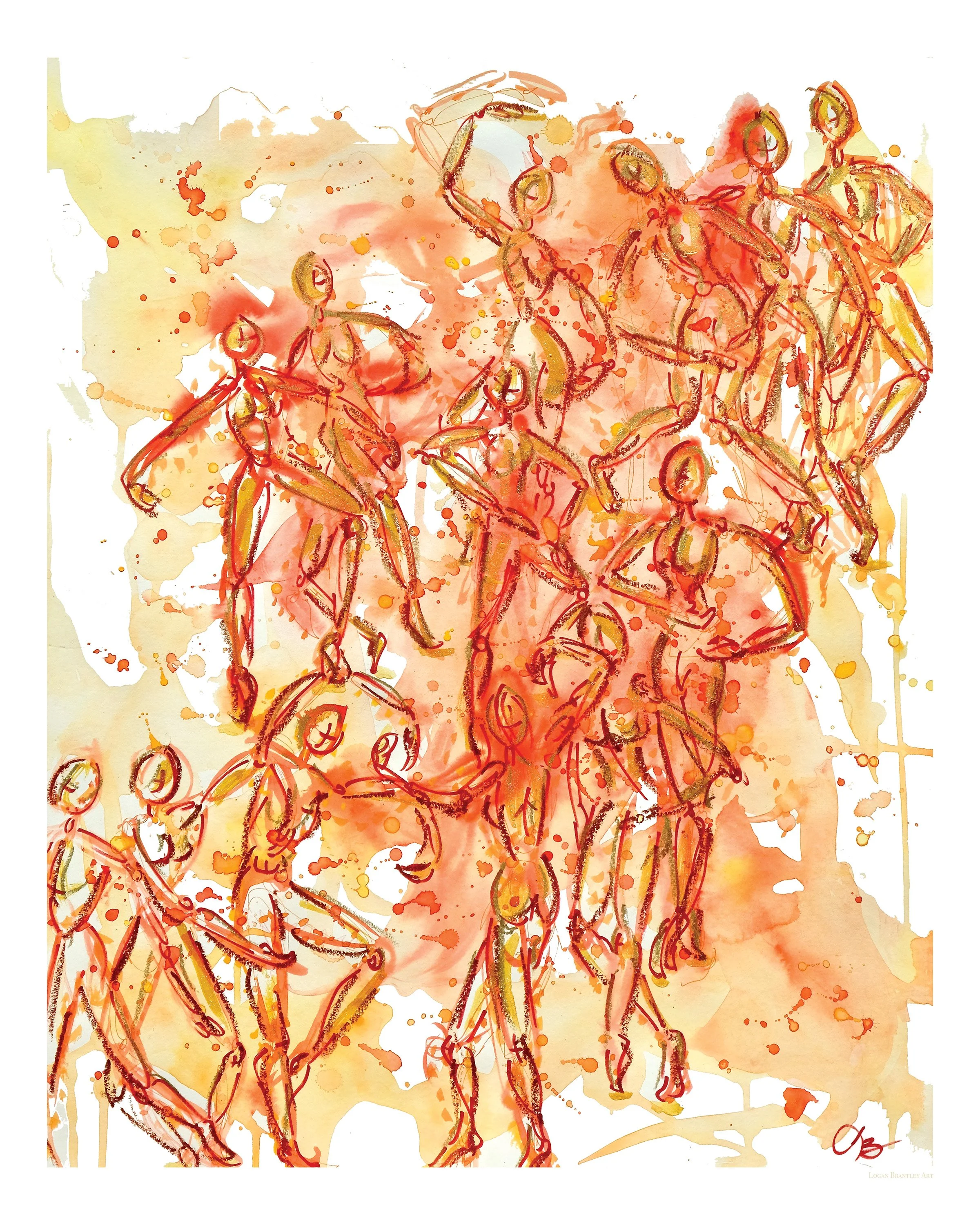 Red Dance - Original Sold / PRINTS SOLD OUT