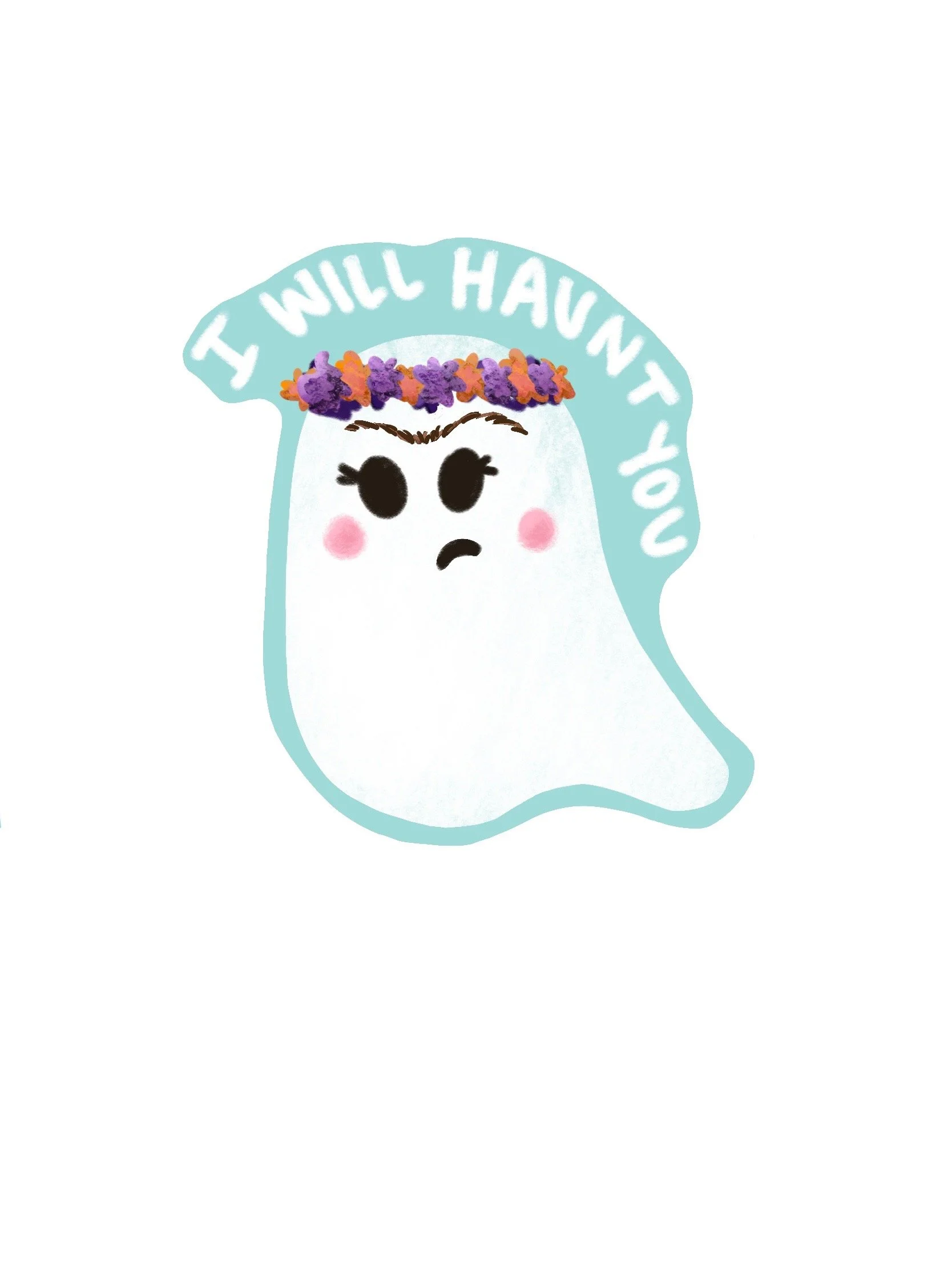 Frida Ghost sticker