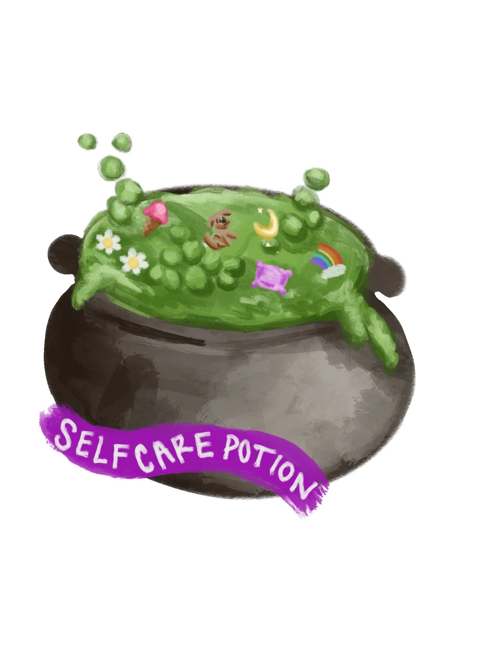 Self Care Potion sticker