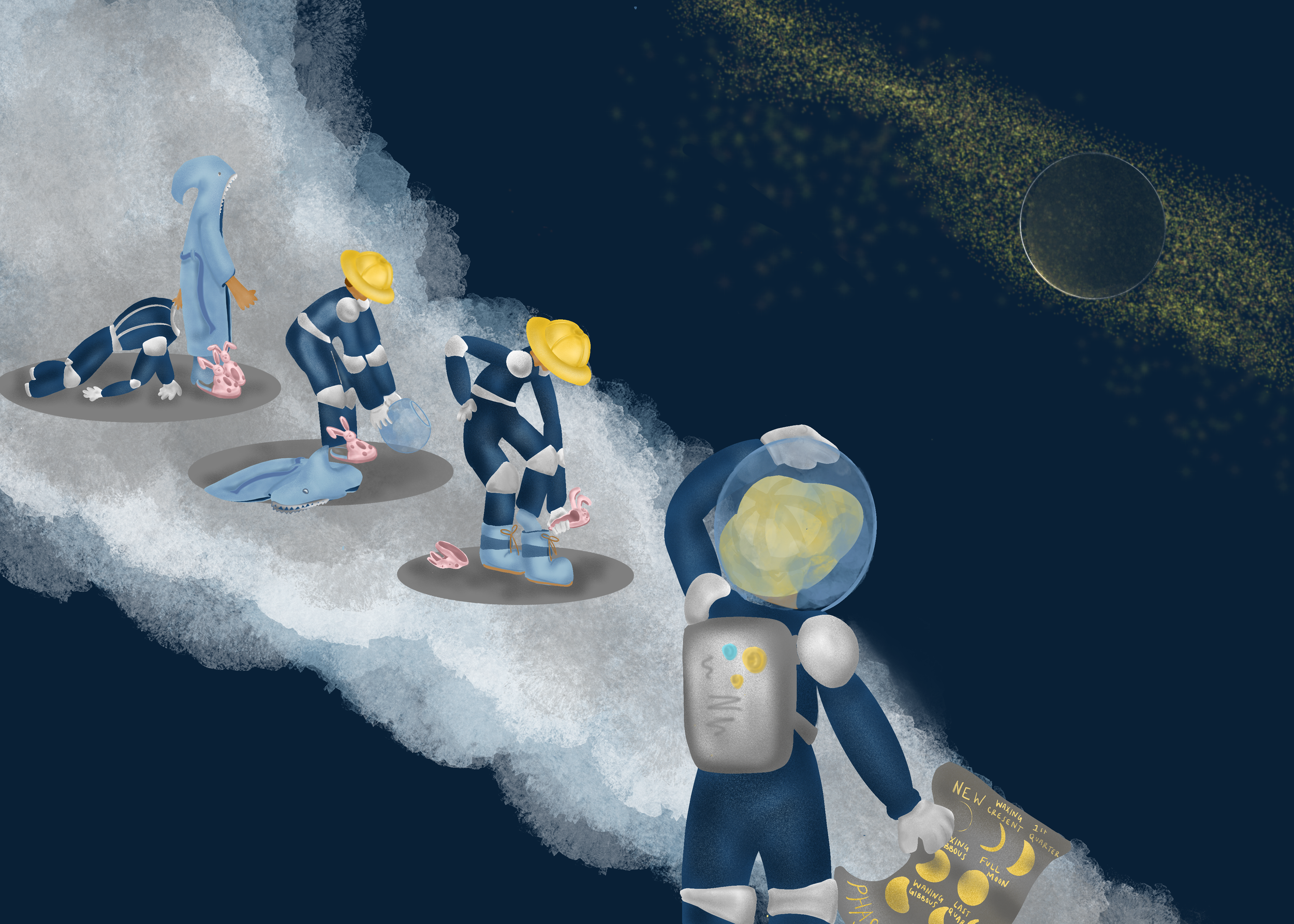 New Moon Zoom spread