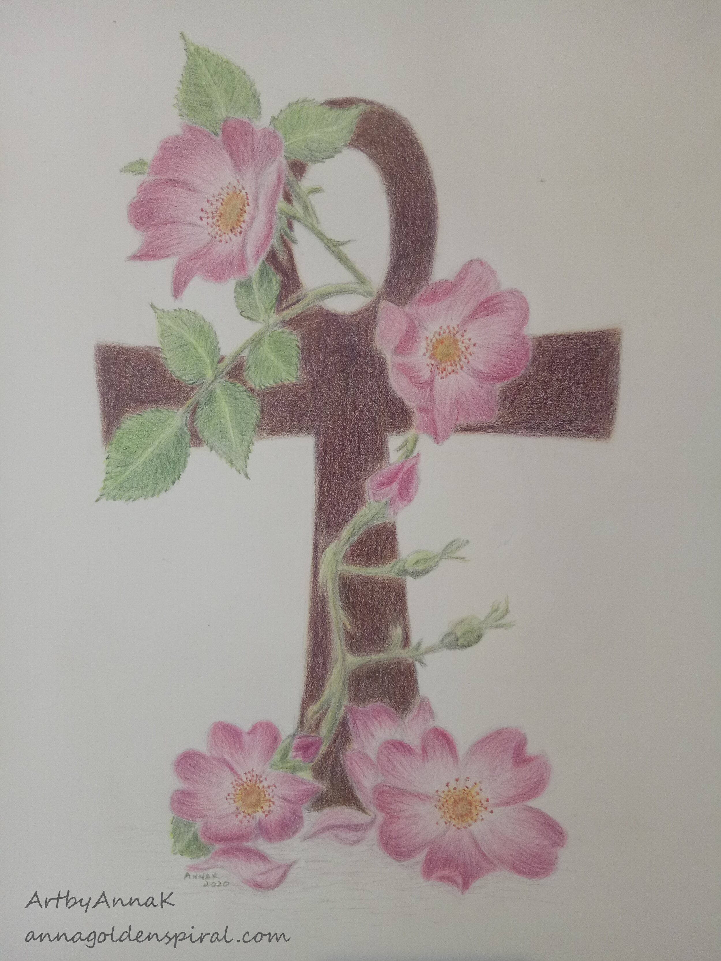 The Ankh and the Rose by AnnaK, Golden Spiral, Canberra