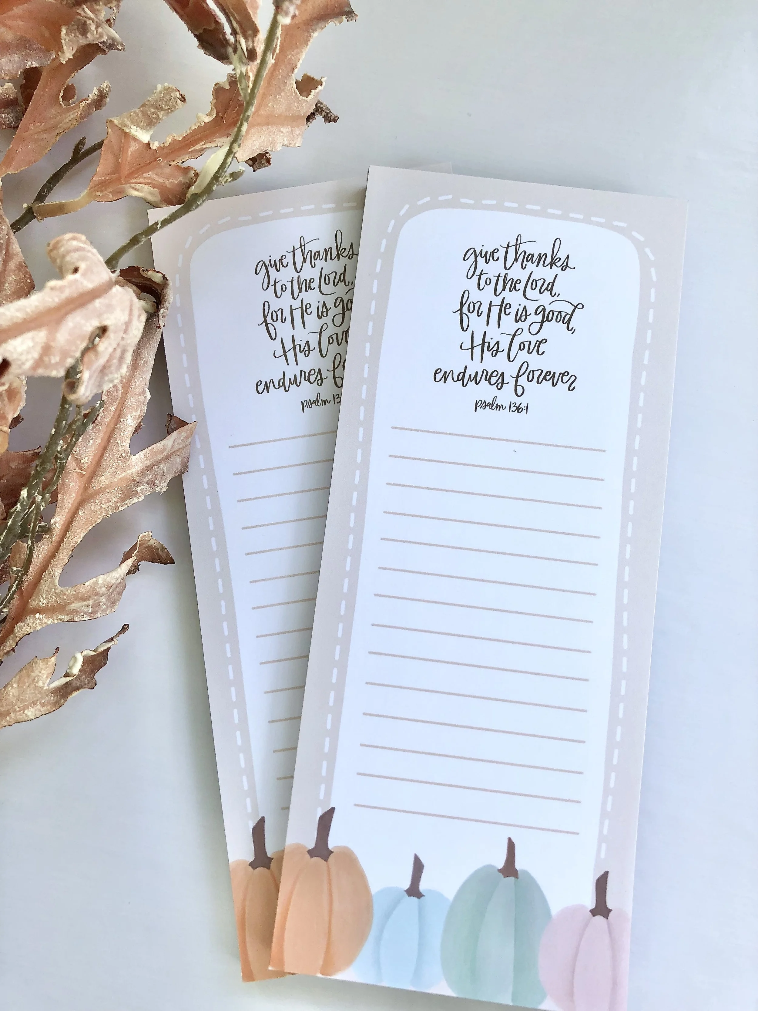 TallNotePad_WatercolorPumpkinsOnWhiteStyled.jpeg
