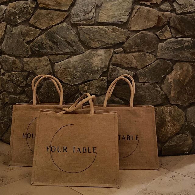 The newest arrival from @simplytotesco for Your Table | After working alongside Simply Totes on the design of this 100% natural bag, these branded bags for carrying all of our equipment are ready to go!