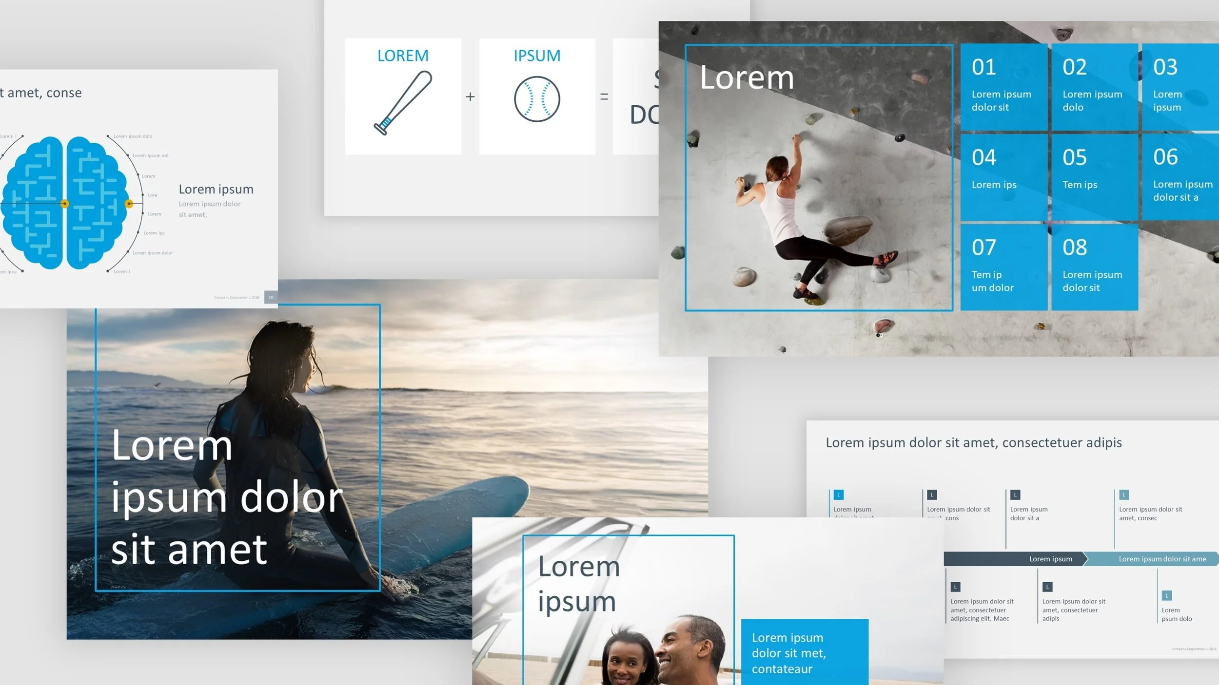 Blue Finance Template