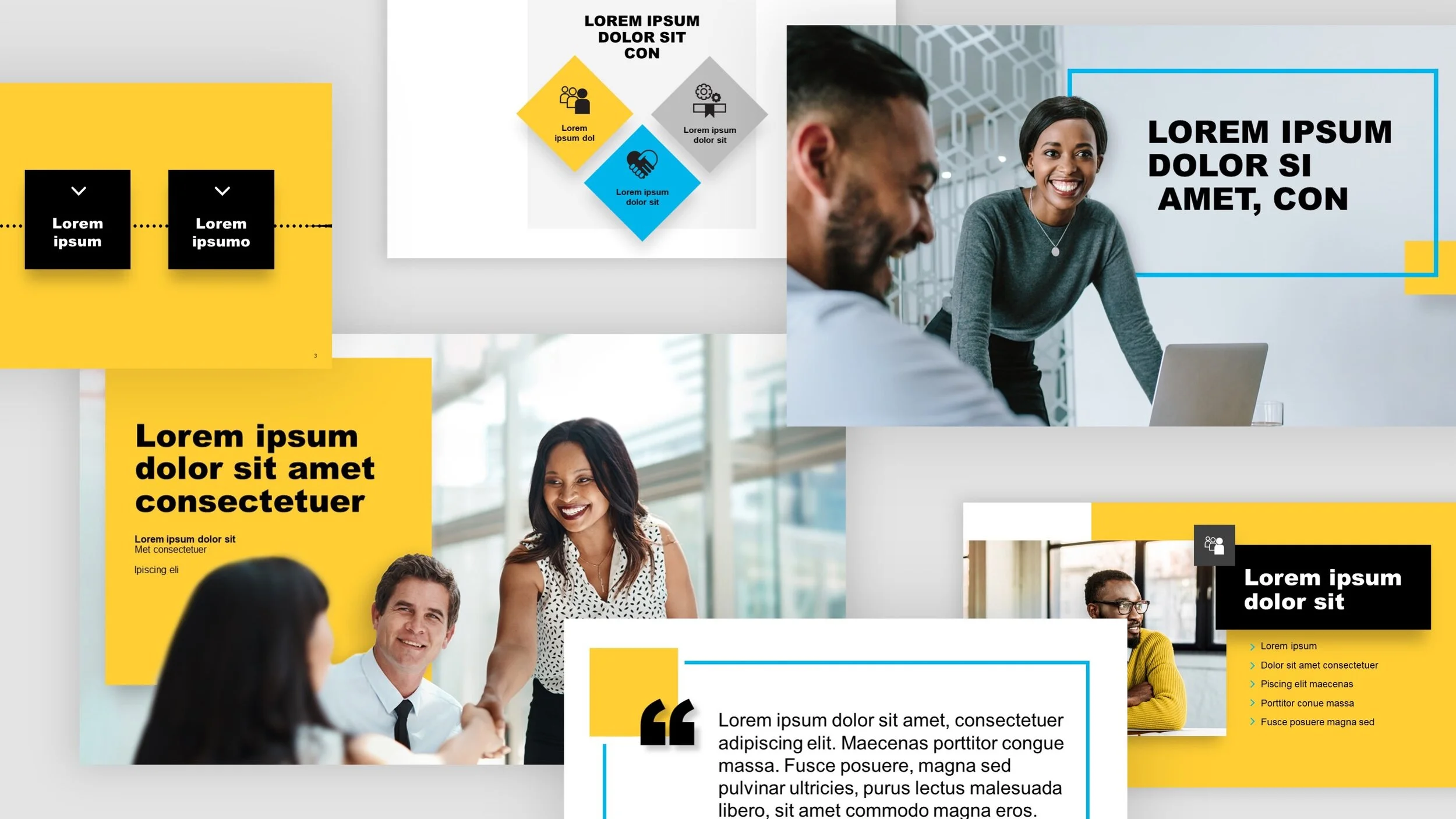 Yellow Finance Education Deck