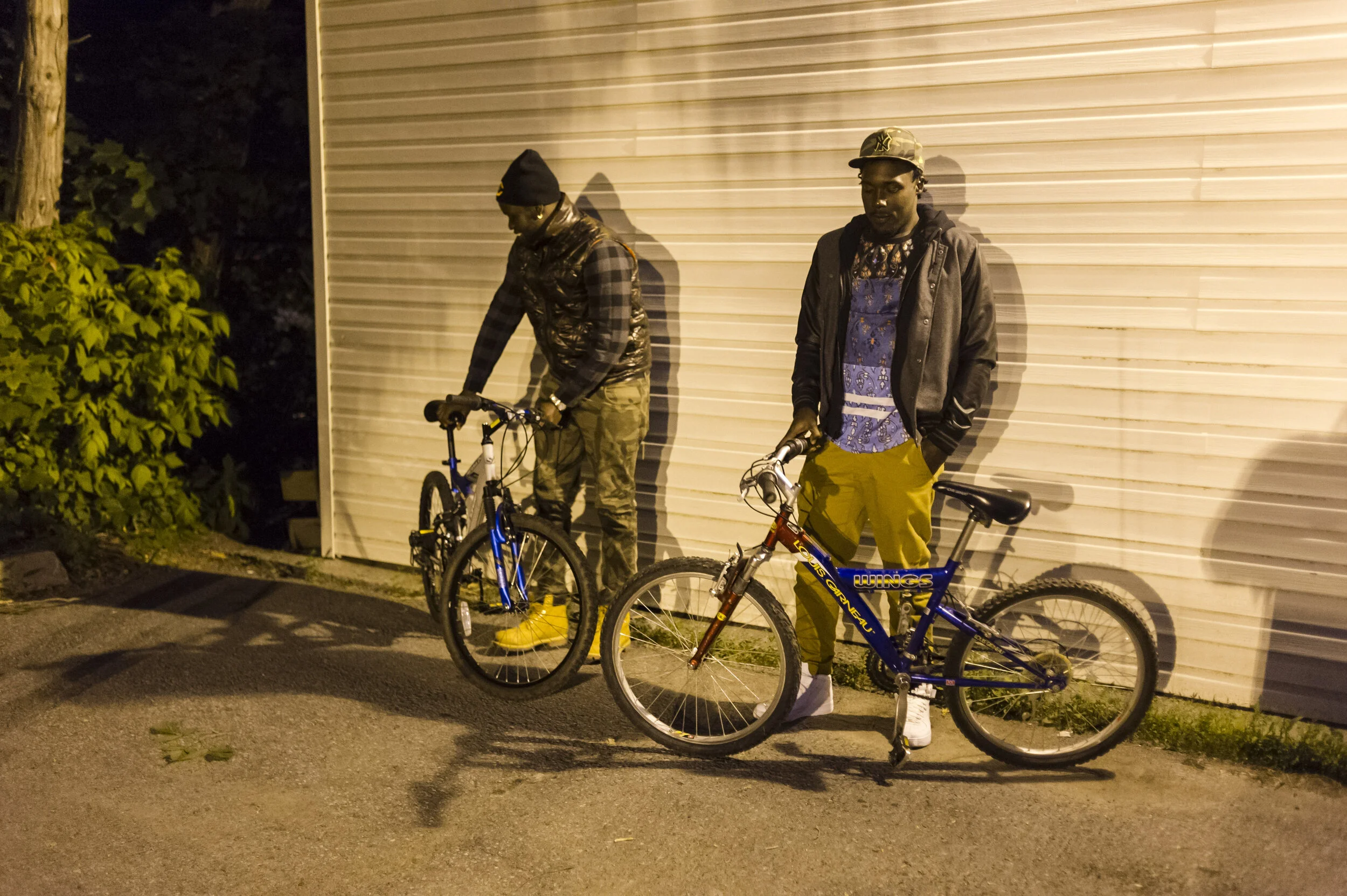  Migrant workers who work on apple farms received bicycles as gifts from a local parish, in Clarington, Ont., on June 6, 2016.  