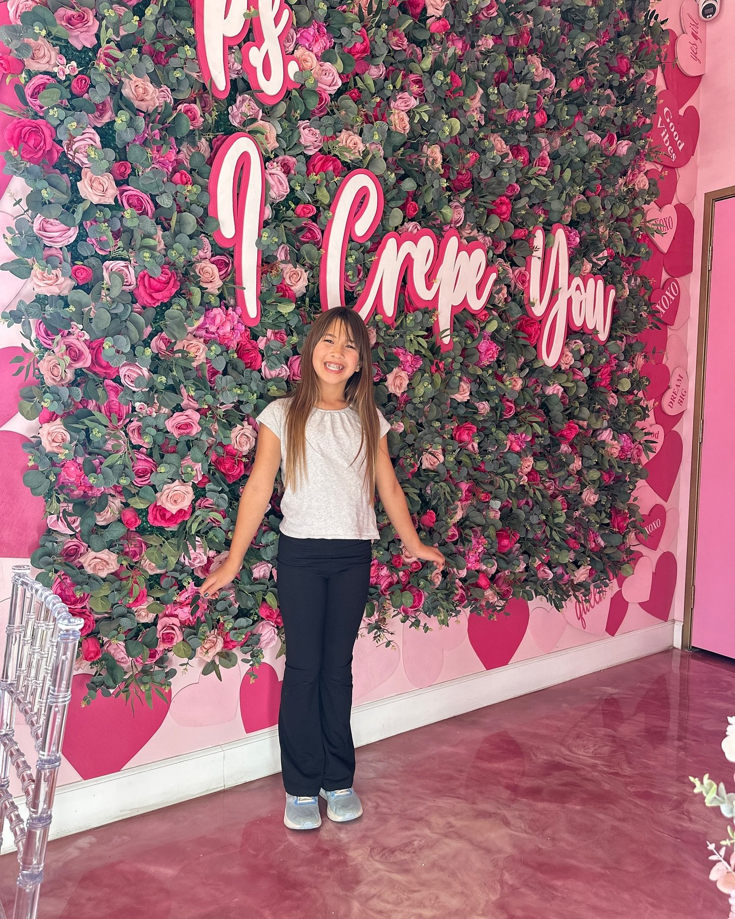 Happy 10th Birthday to my Vivienne Harper! We had the prettiest day celebrating you. We ate yummy crepes as a family, and then at your most current favorite place, The Cheesecake Factory. We are so happy that her cousin and grandpa were able to join 