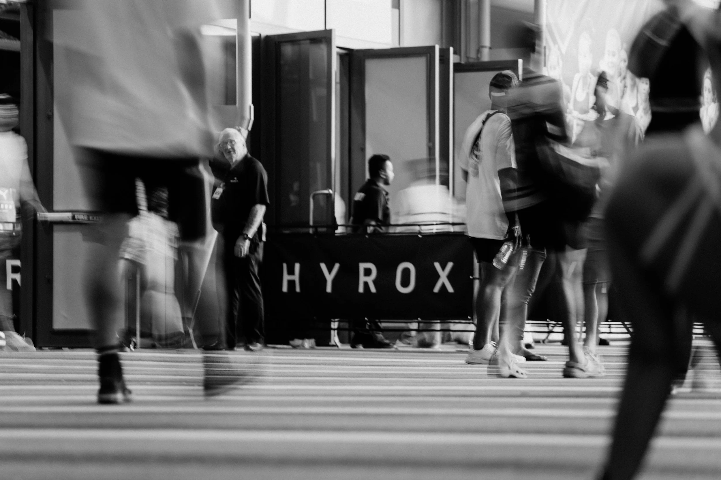 Hyrox Competition showing athletes competing