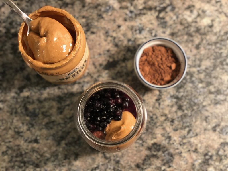 chocolate peanut butter overnight oats recipe