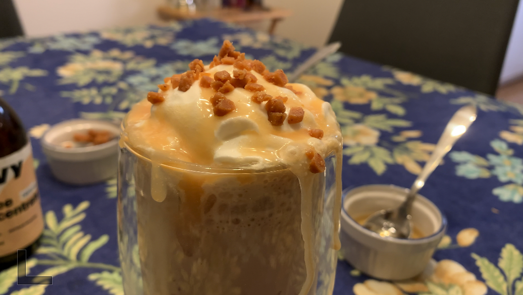 Caramel Ribbon Crunch Frappuccino at Home Starbucks Copycat Recipe — Cooking with Anadi