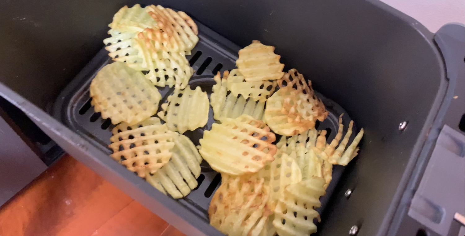 Homemade ChickFilA Waffle Fries in the Air Fryer Waffle Fries From