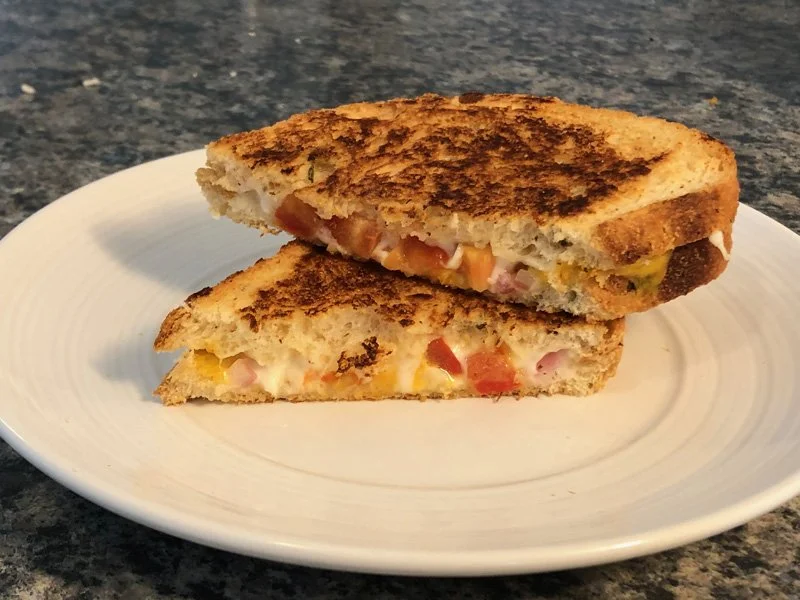 picture of indian grilled cheese sandwich