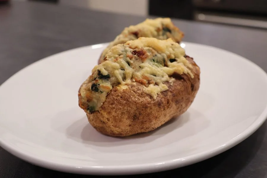 air fryer twice baked potatoes
