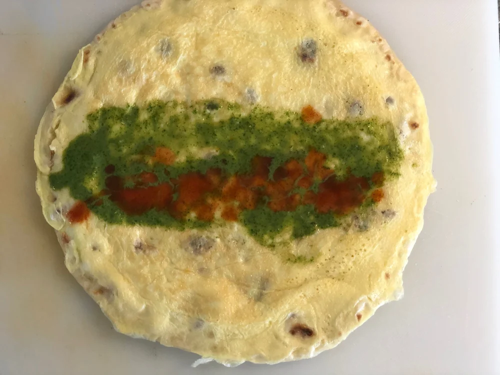 Spicy Egg Roll Indian Street Food Recipe How to Make Indian Spicy