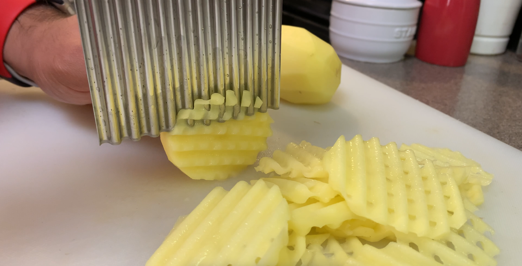 You've Got to See How Waffle Fries Are Actually Made