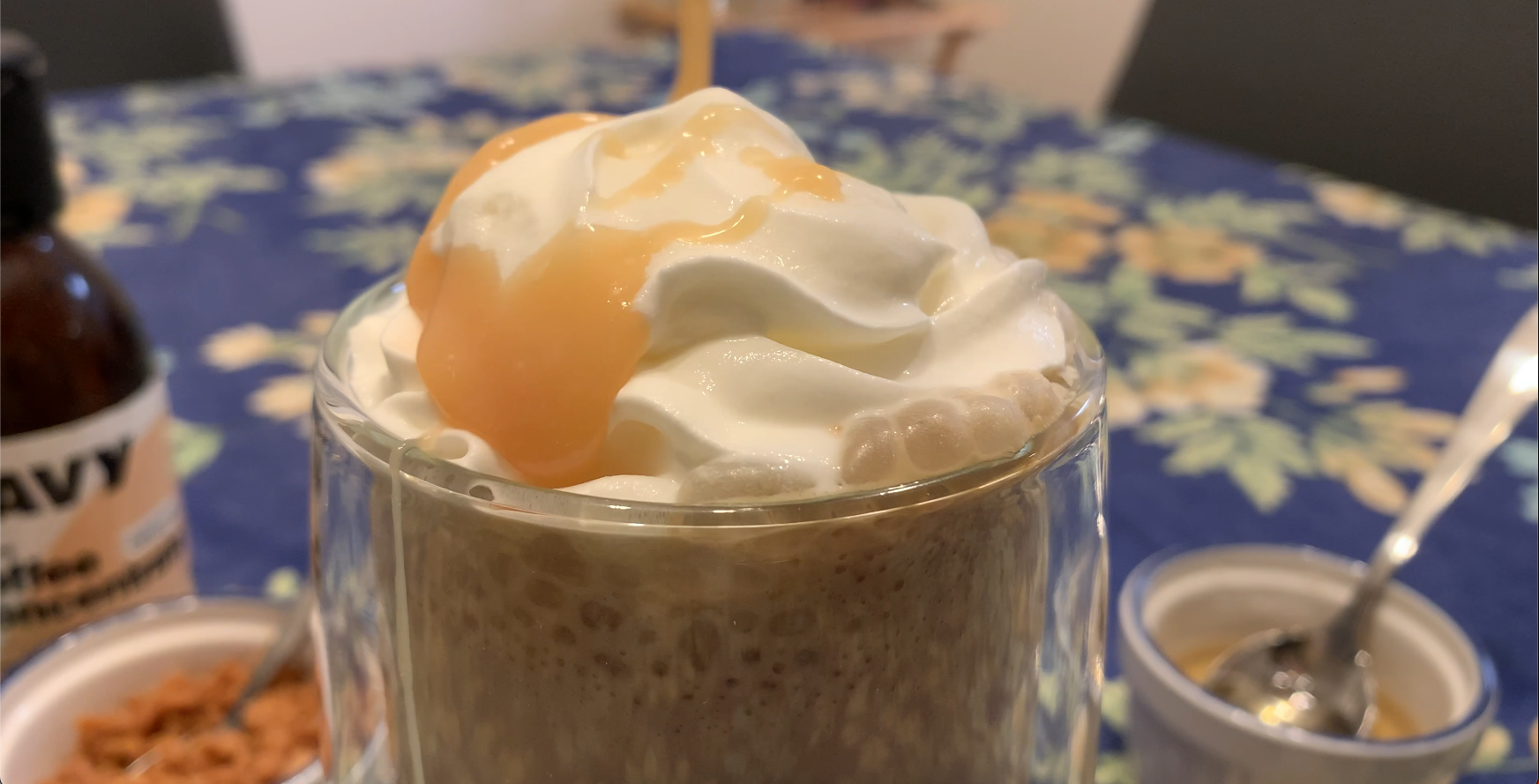 Caramel Ribbon Crunch Frappuccino at Home Starbucks Copycat Recipe