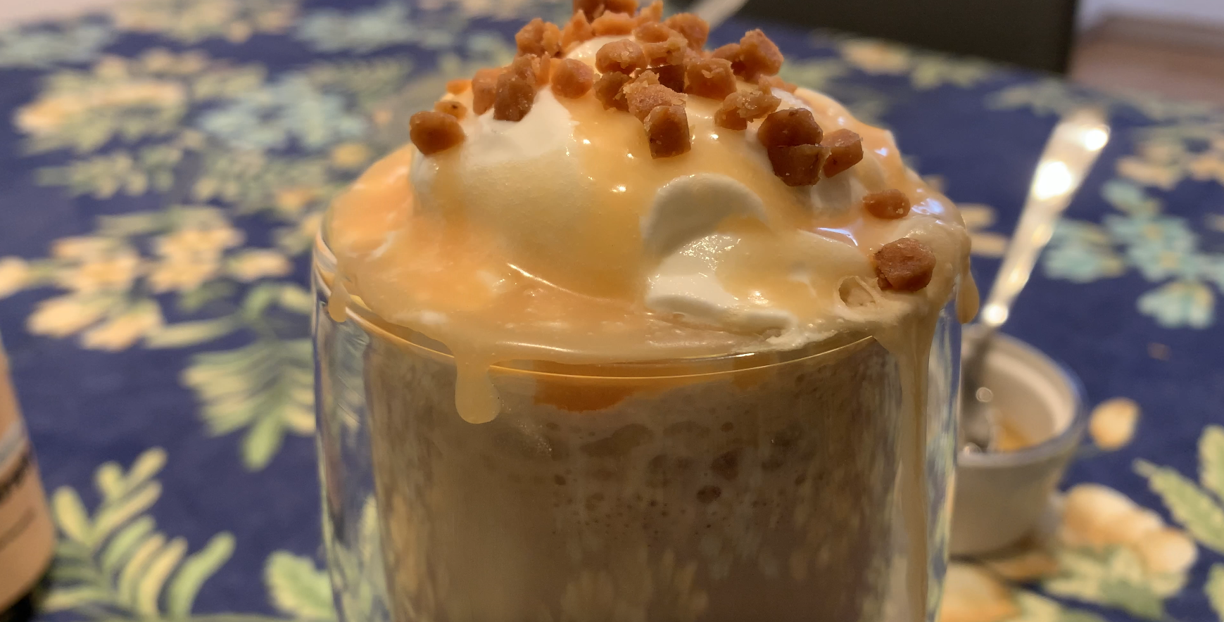 Caramel Ribbon Crunch Frappuccino at Home Starbucks Copycat Recipe