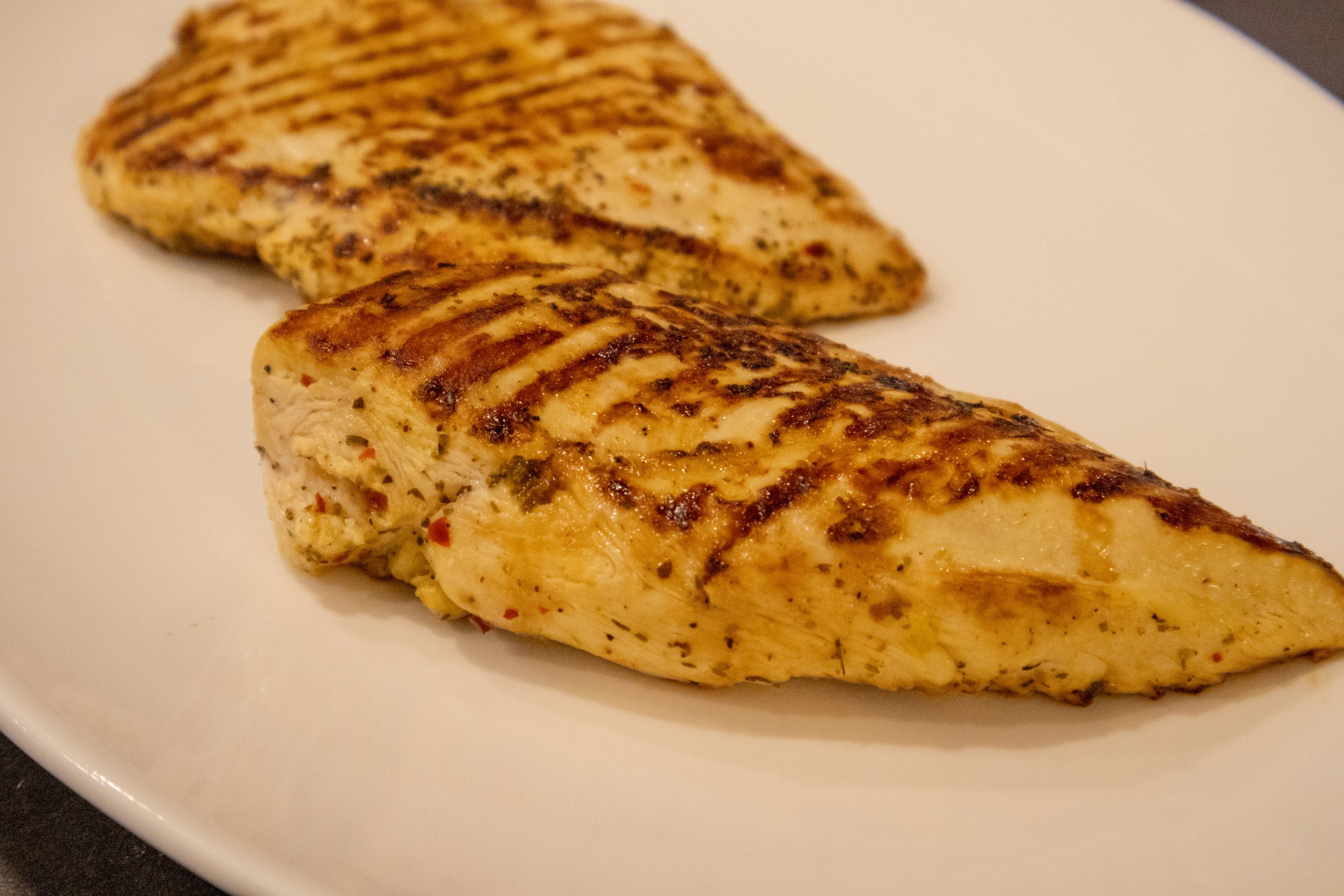 Italian Herb Grilled Chicken Breast (Over the Stove!)